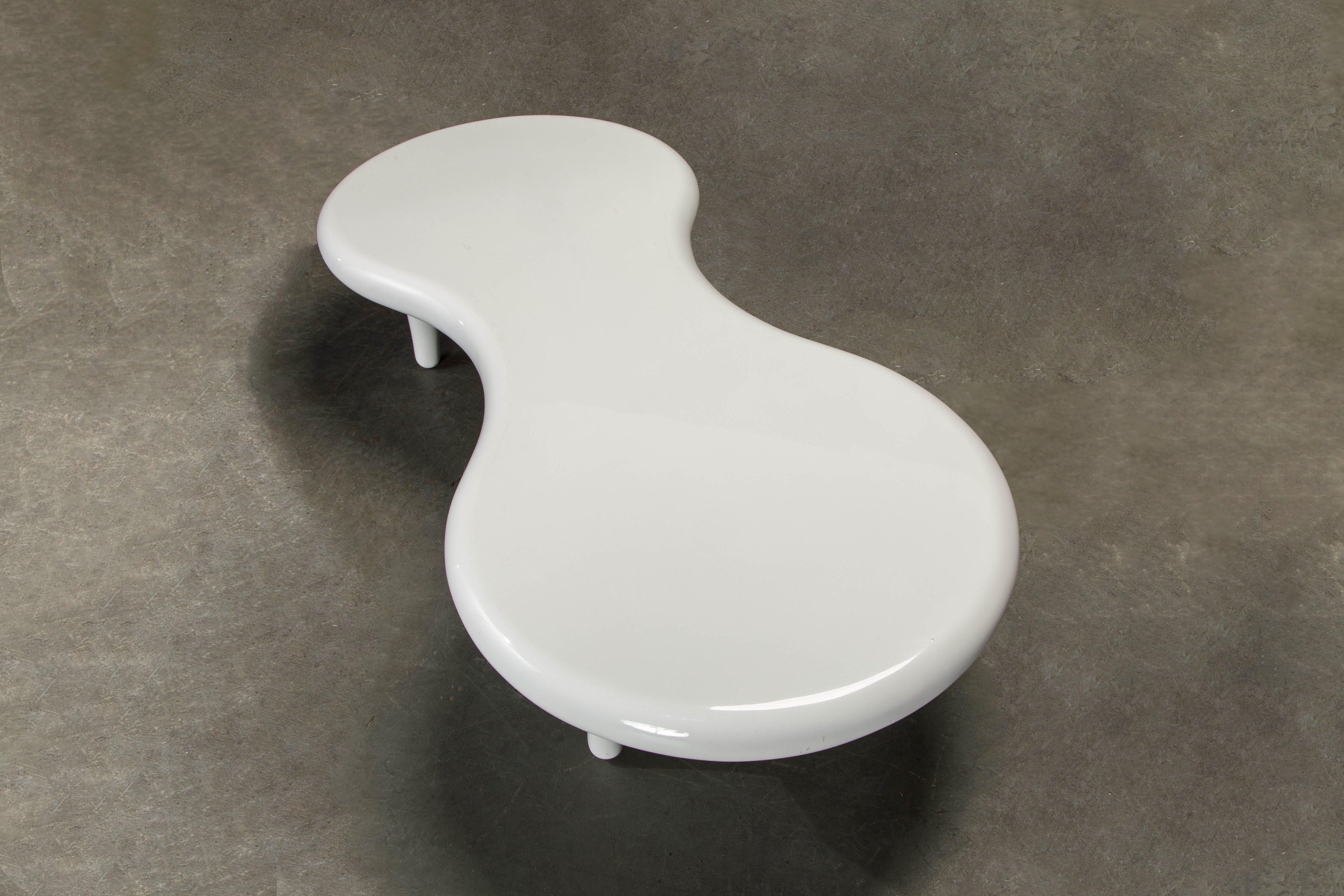 'Orgone' Fiberglass Cocktail Table by Marc Newson for Cappellini, Italy, Signed 3