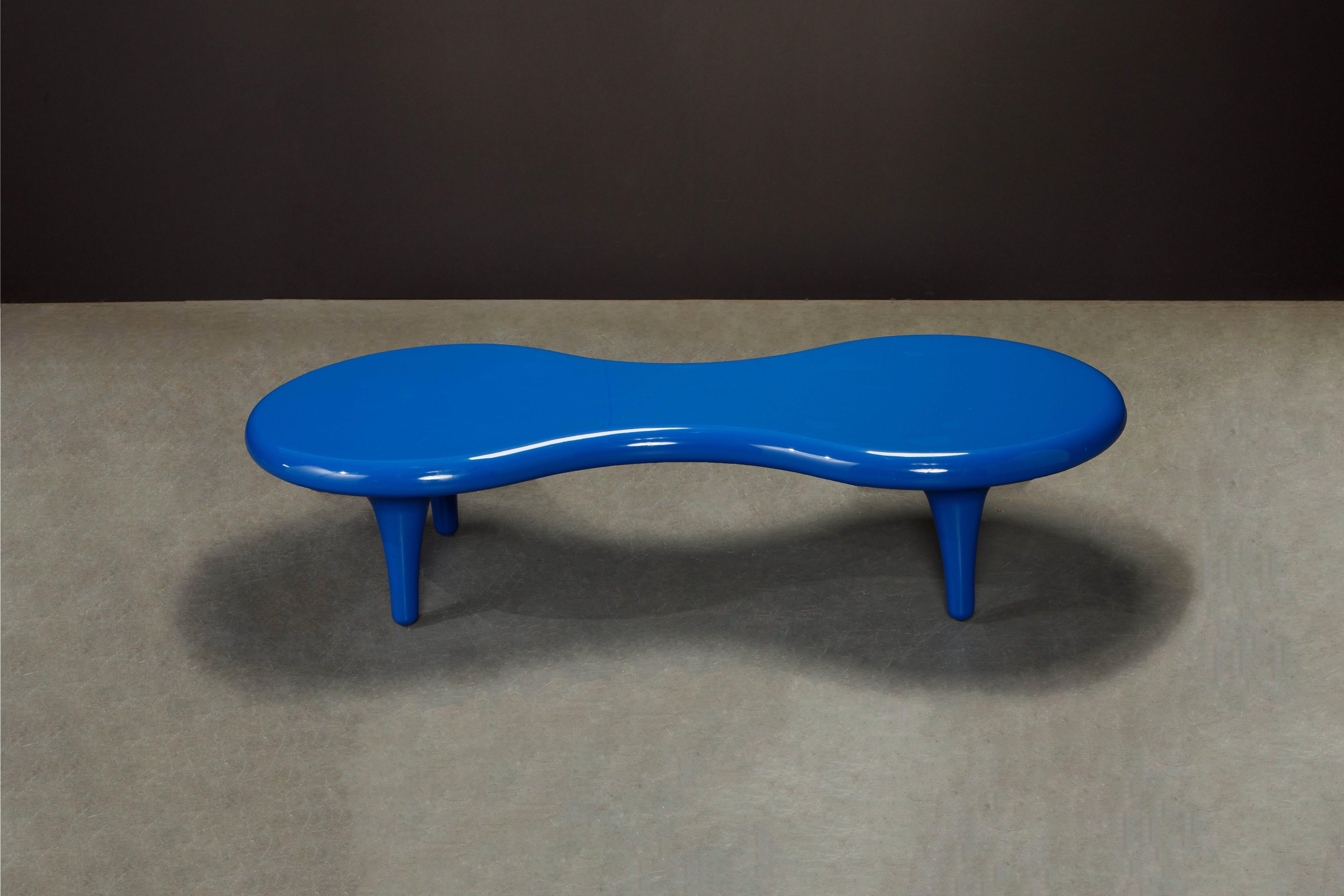 'Orgone' Fiberglass Cocktail Table by Marc Newson for Cappellini, Italy, Signed 3