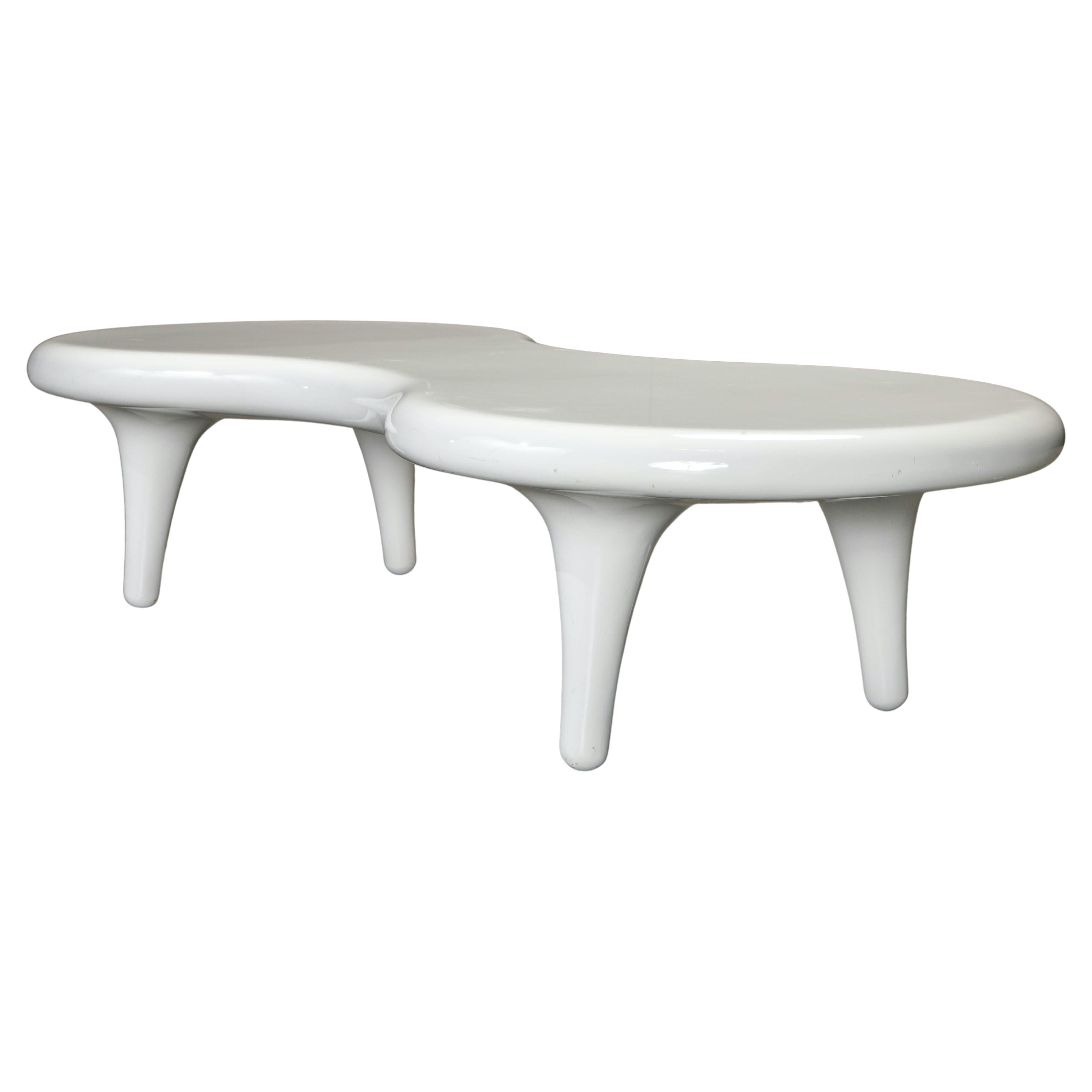 'Orgone' Fiberglass Cocktail Table by Marc Newson for Cappellini, Italy, Signed