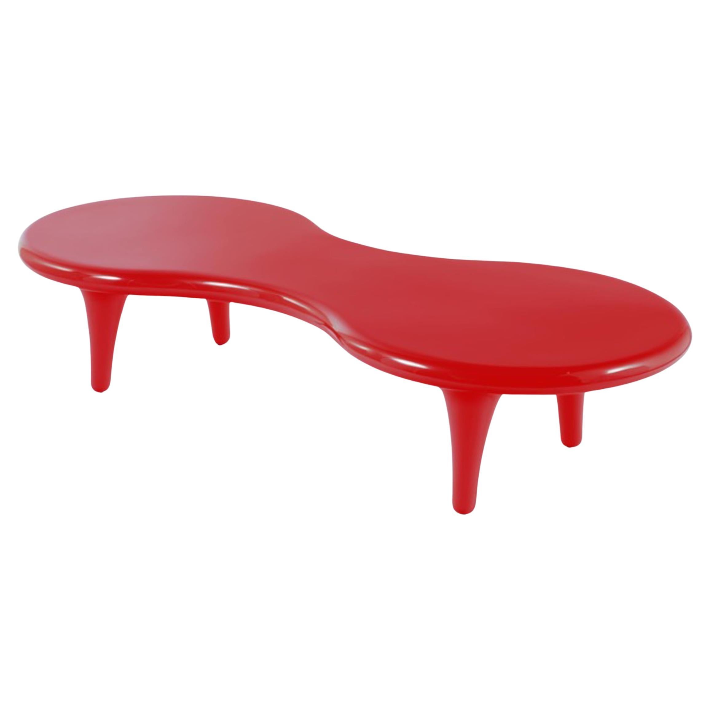 Mesa baja Orgone de fibra de vidrio de Marc Newson para Cappellini