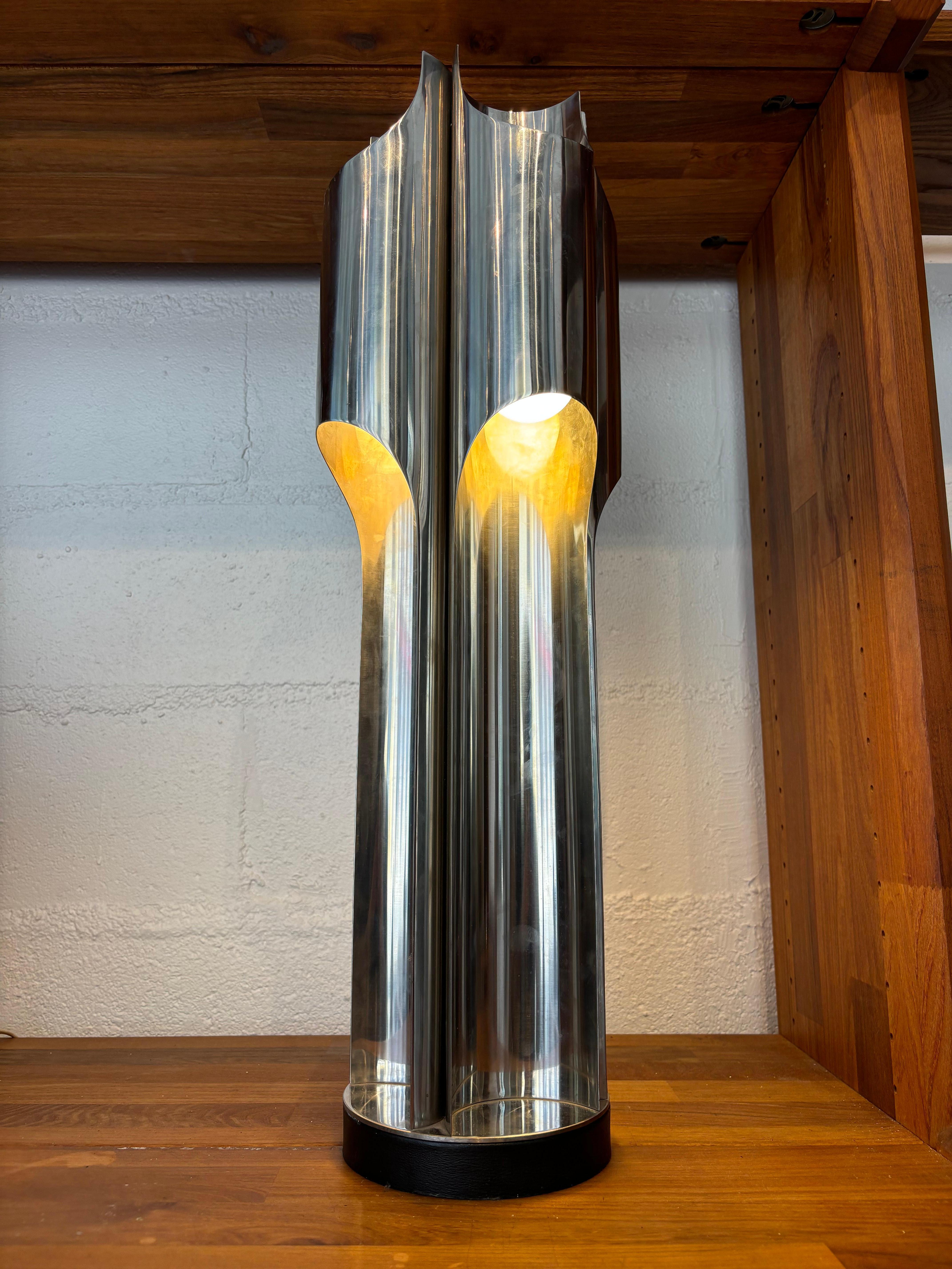 Late 20th Century Orgue lamp by maison Charles For Sale