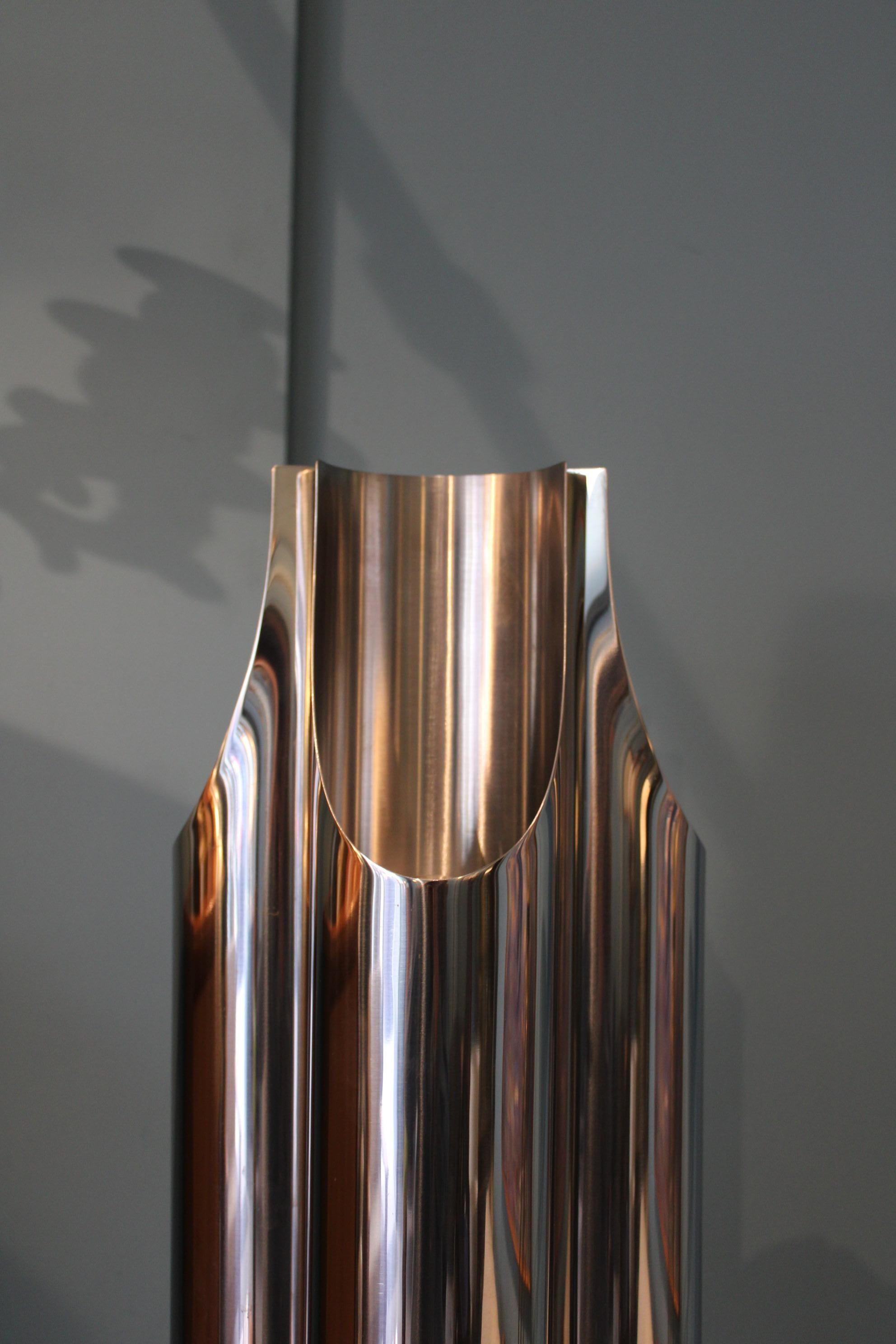 “Orgue” lamp by Maison Charles, France, circa 1970 4