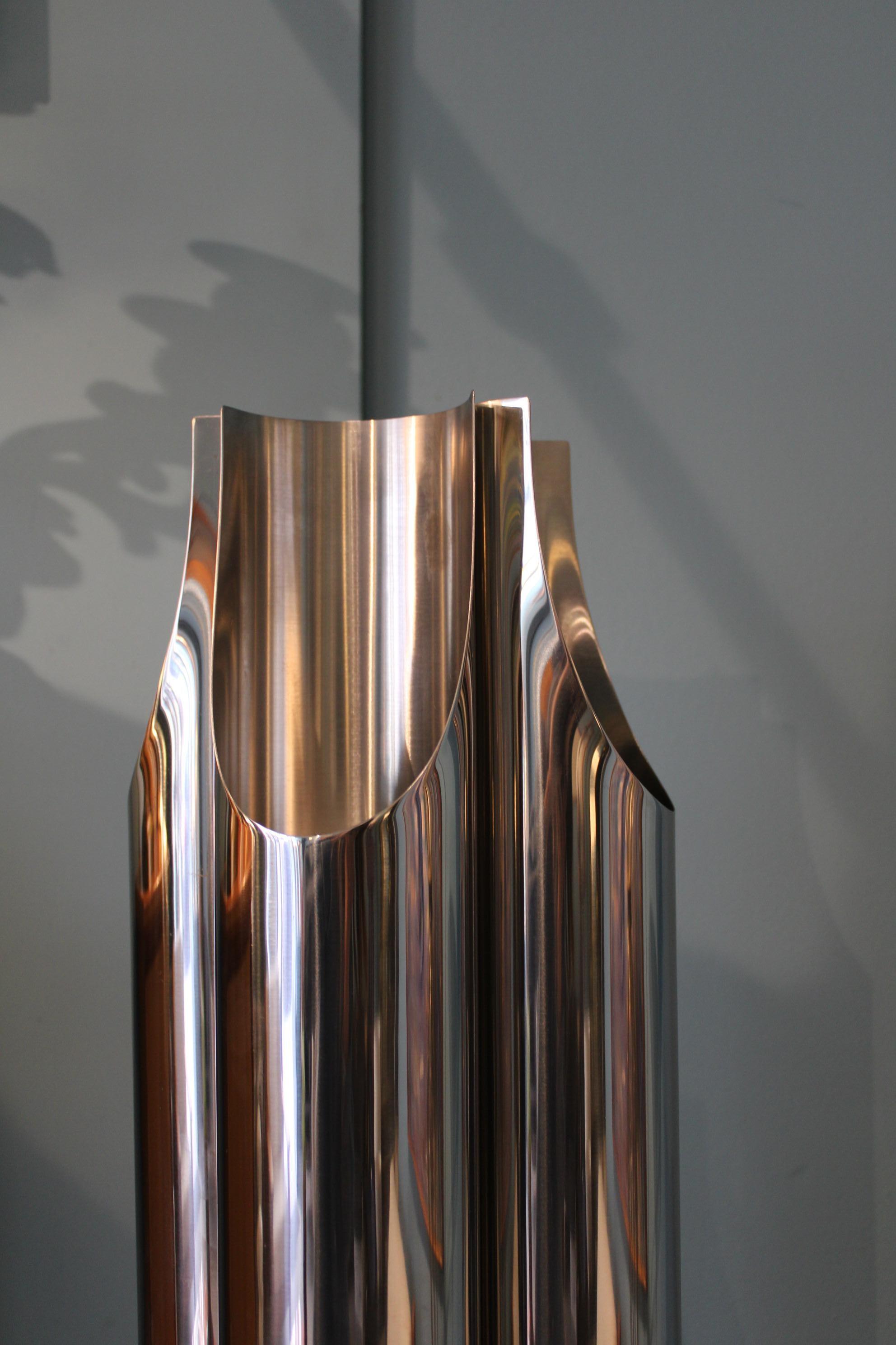 “Orgue” lamp by Maison Charles, France, circa 1970 5