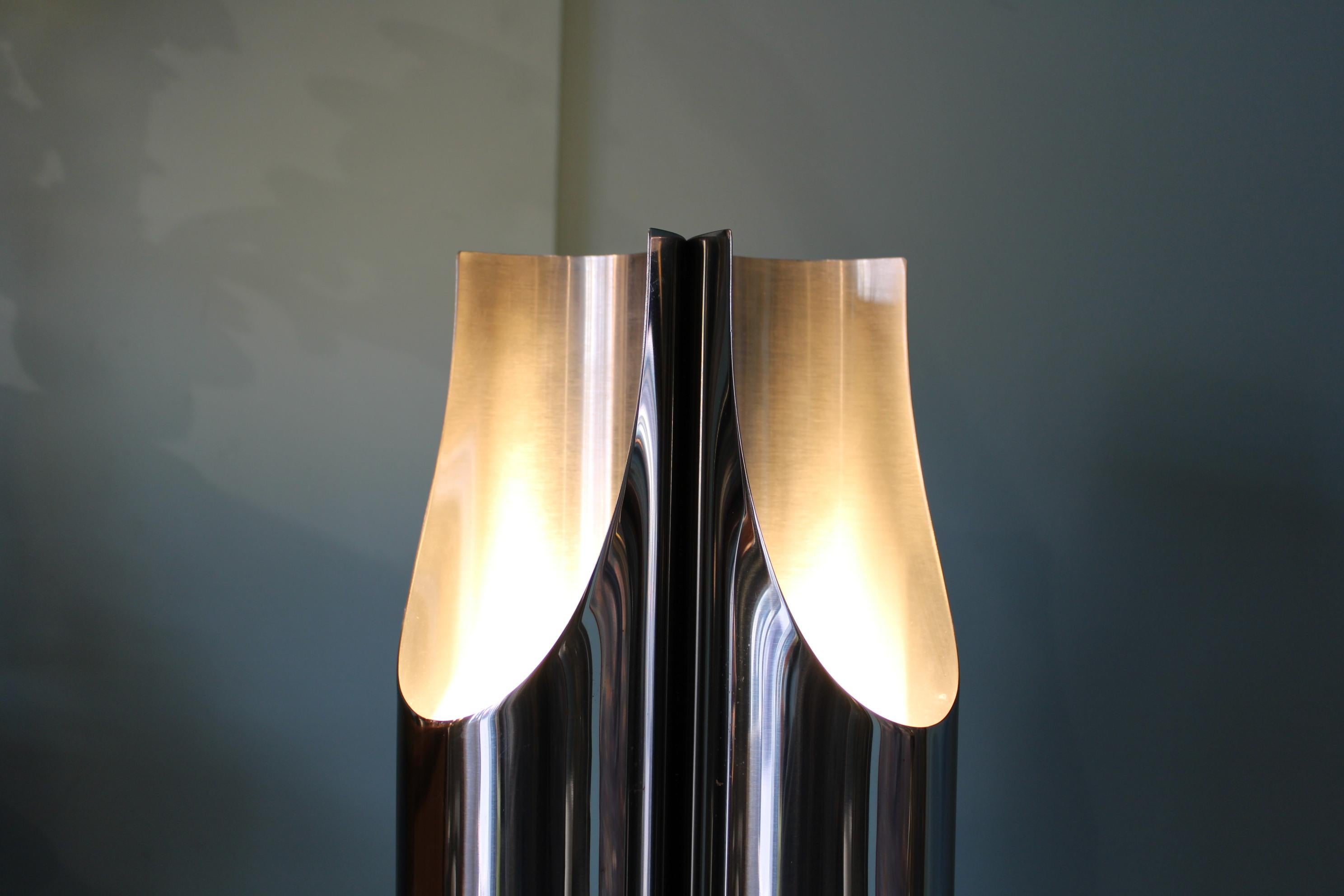 “Orgue” lamp by Maison Charles, France, circa 1970 In Good Condition In Paris, FR