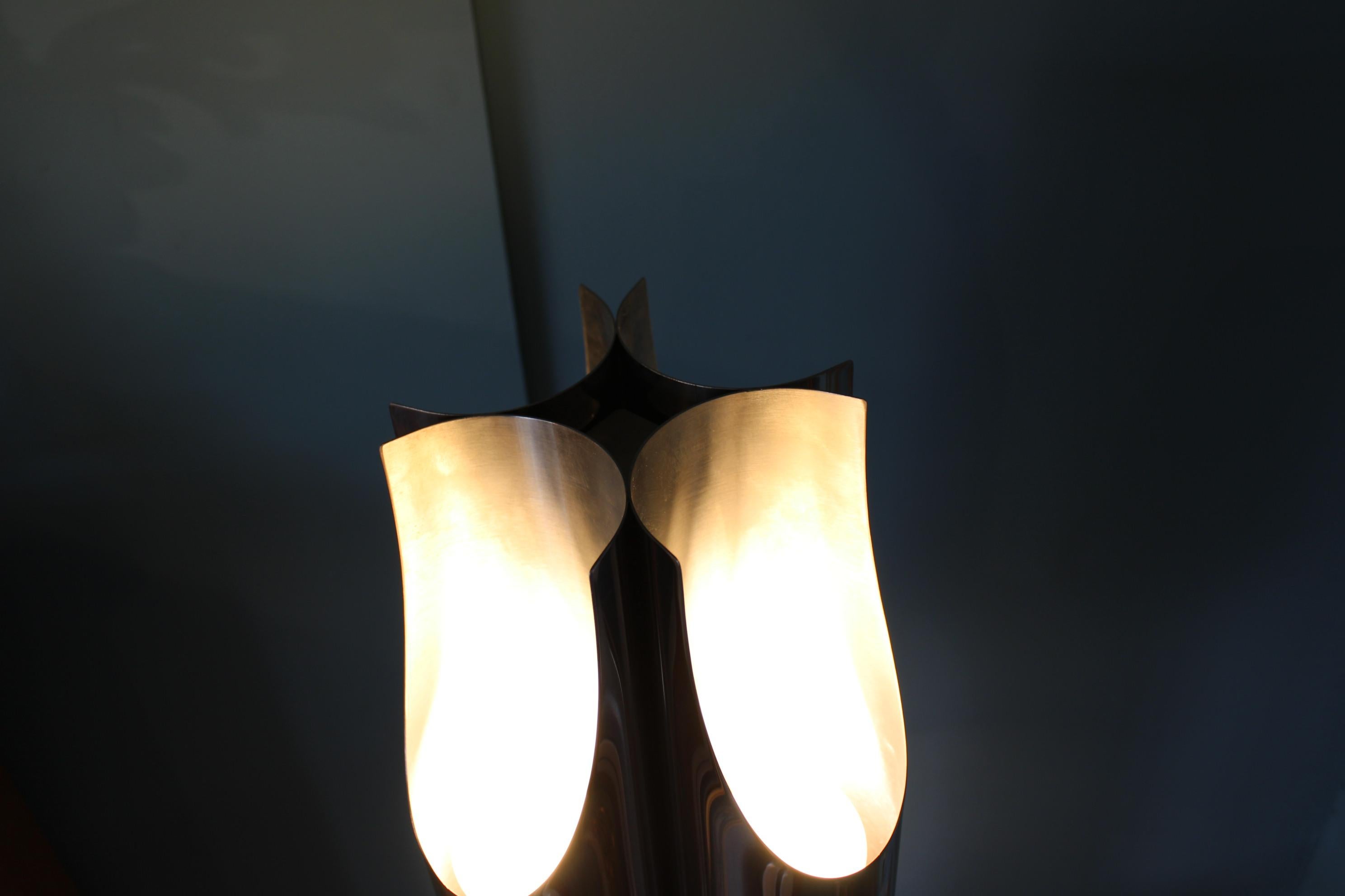 20ième siècle Lampe Orgue de la Maison Charles, France, datant d'environ 1970