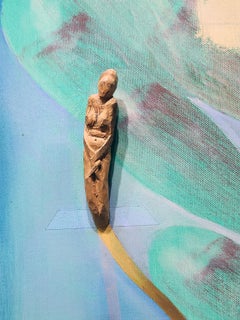 Mixed-Media-Kunstwerk „Cammino Nell'Universo (Path in the Universum)“