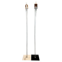 Oriano Galloni Pair of Tall and Skinny Sculptures "Silent Souls"
