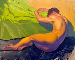Afternoon Reverie - quadro di nudo maschile di Orielle Anais