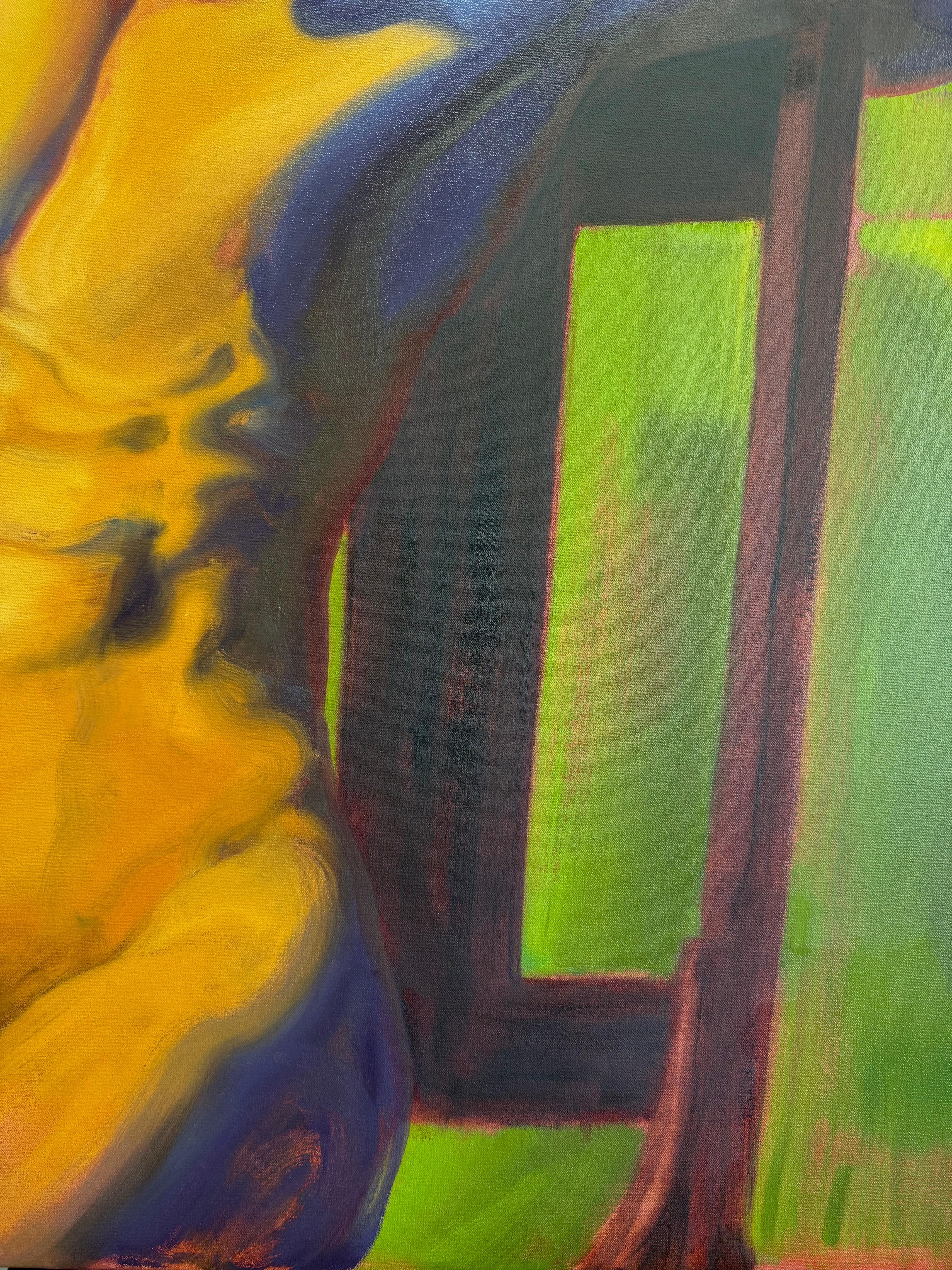 Eternal Summer - male nude painting by Orielle Anais For Sale 9