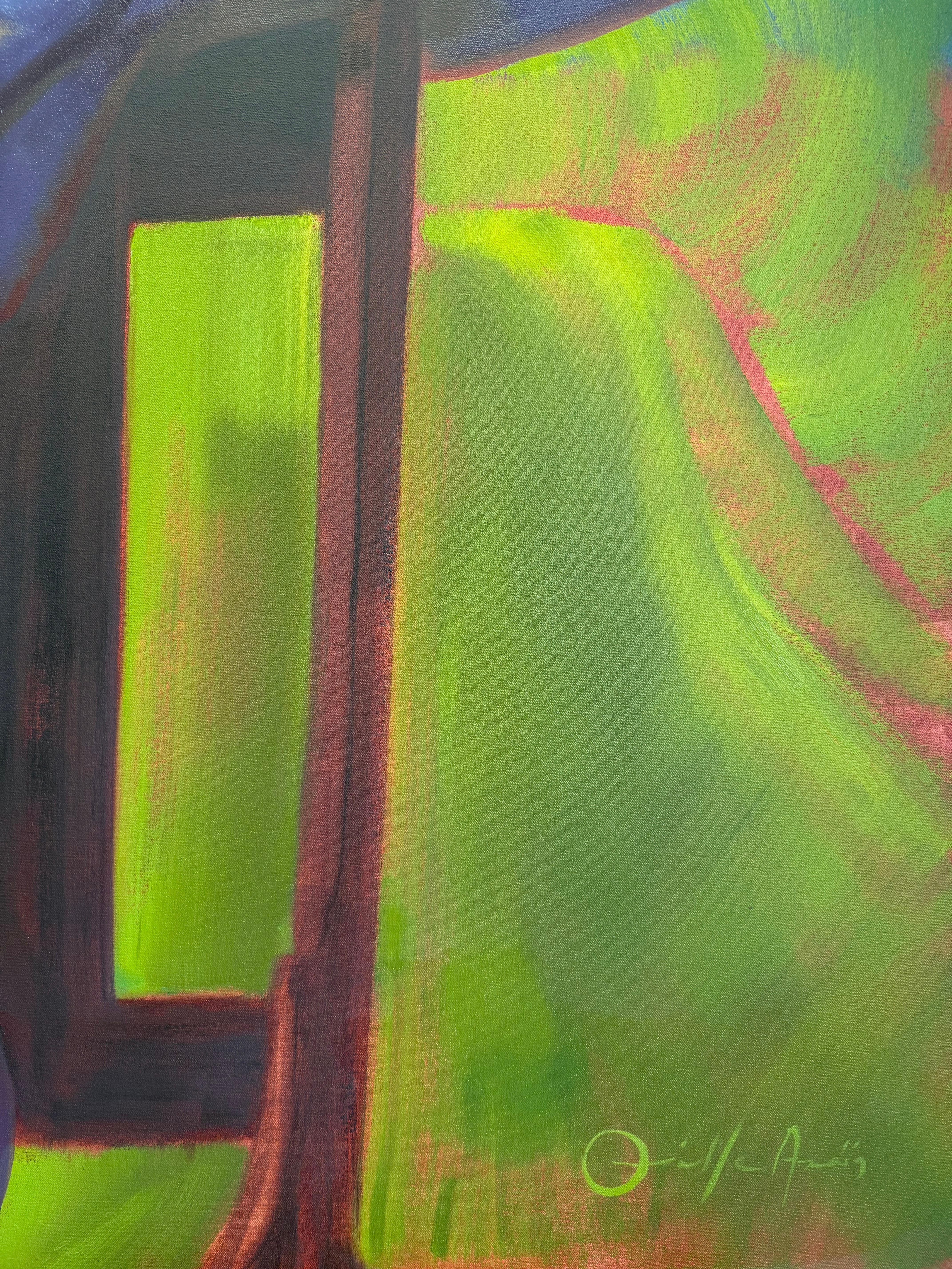 Eternal Summer - male nude painting by Orielle Anais For Sale 8
