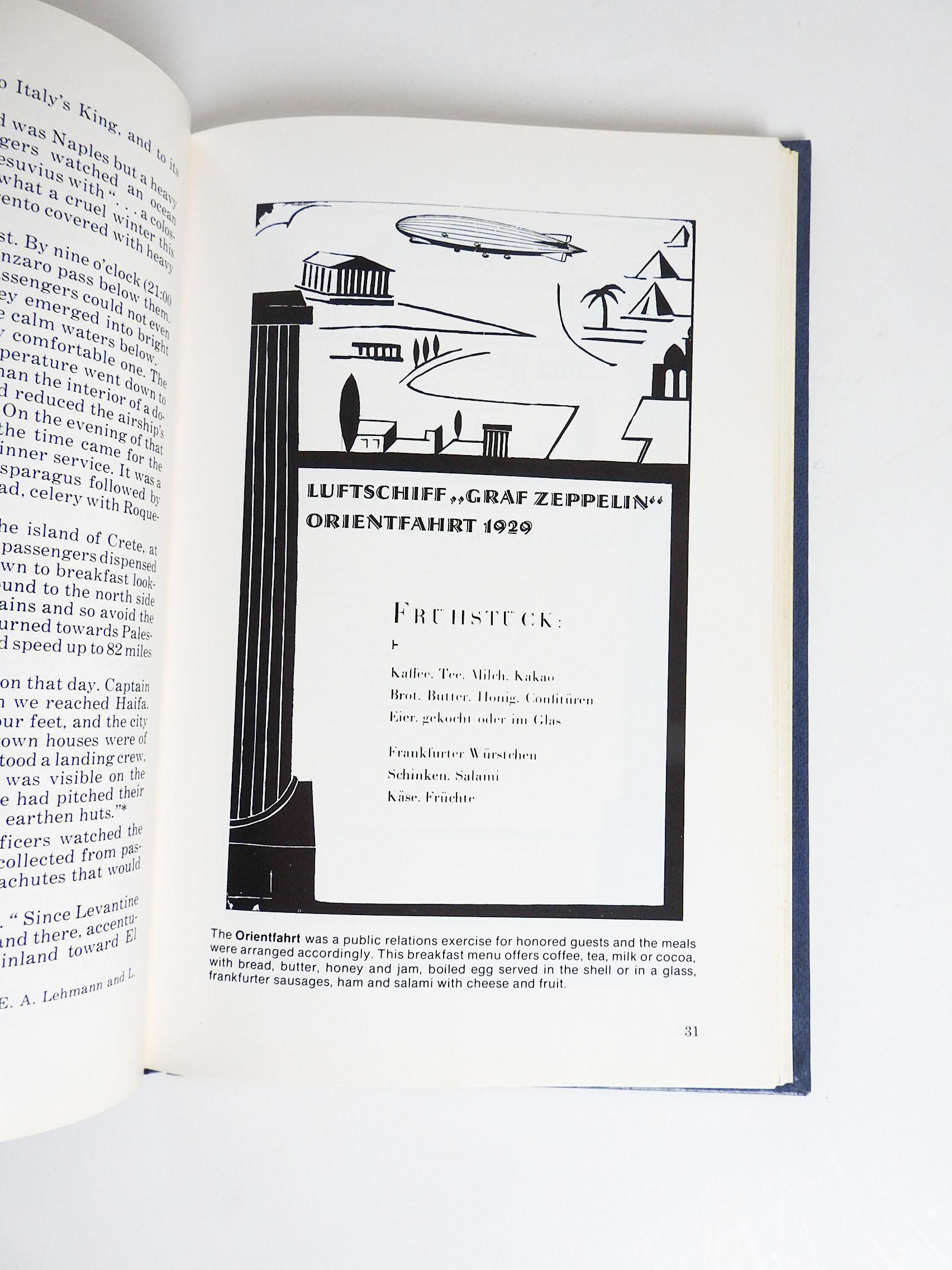 Orient Flight L. Z. 127-Graf Zeppelin Philatelic Handbook In Good Condition For Sale In Seguin, TX