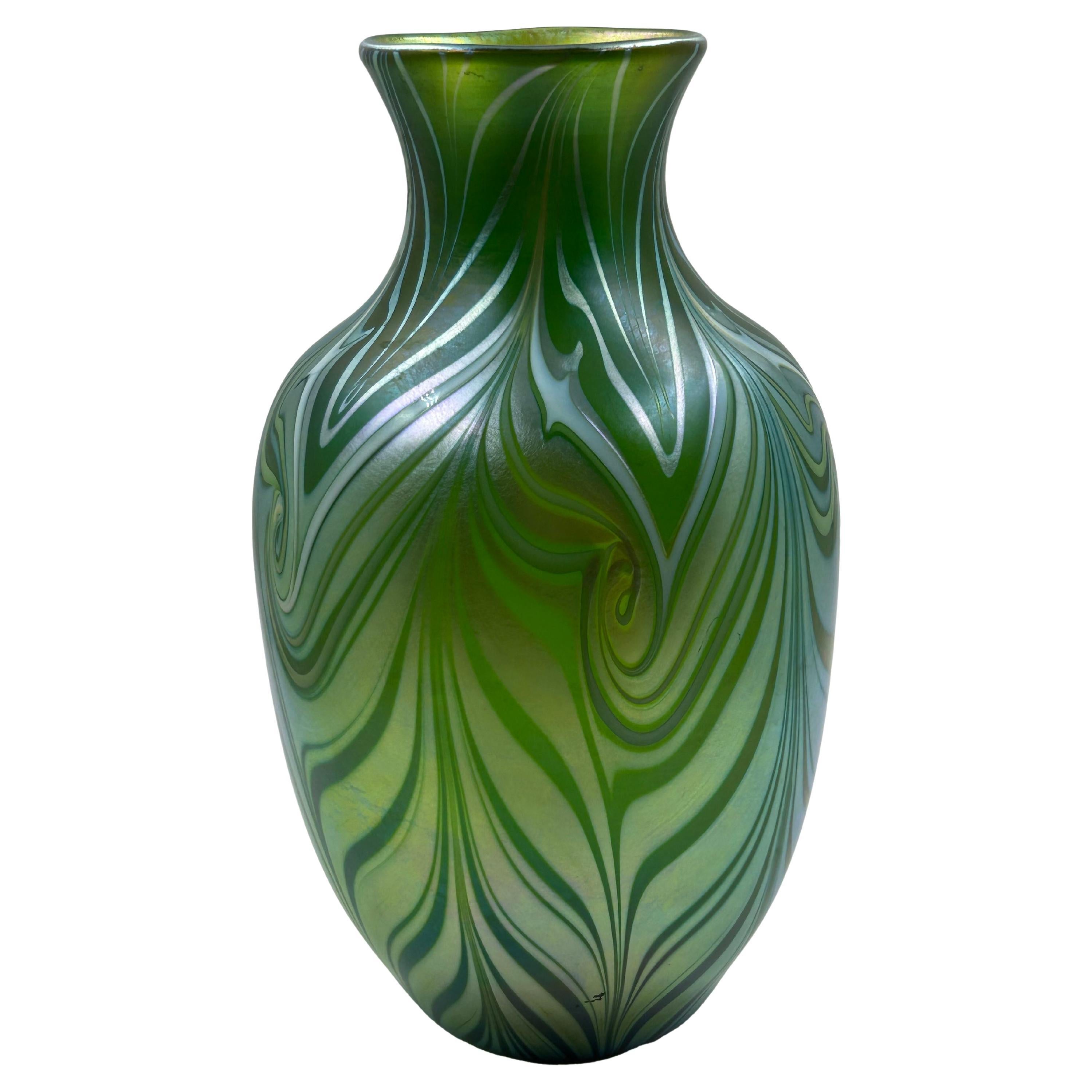 Orient & Flume Vase en verre d'art