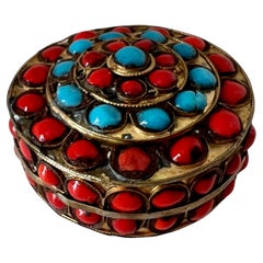 Oriental Brass Bead Stash or 420 Box