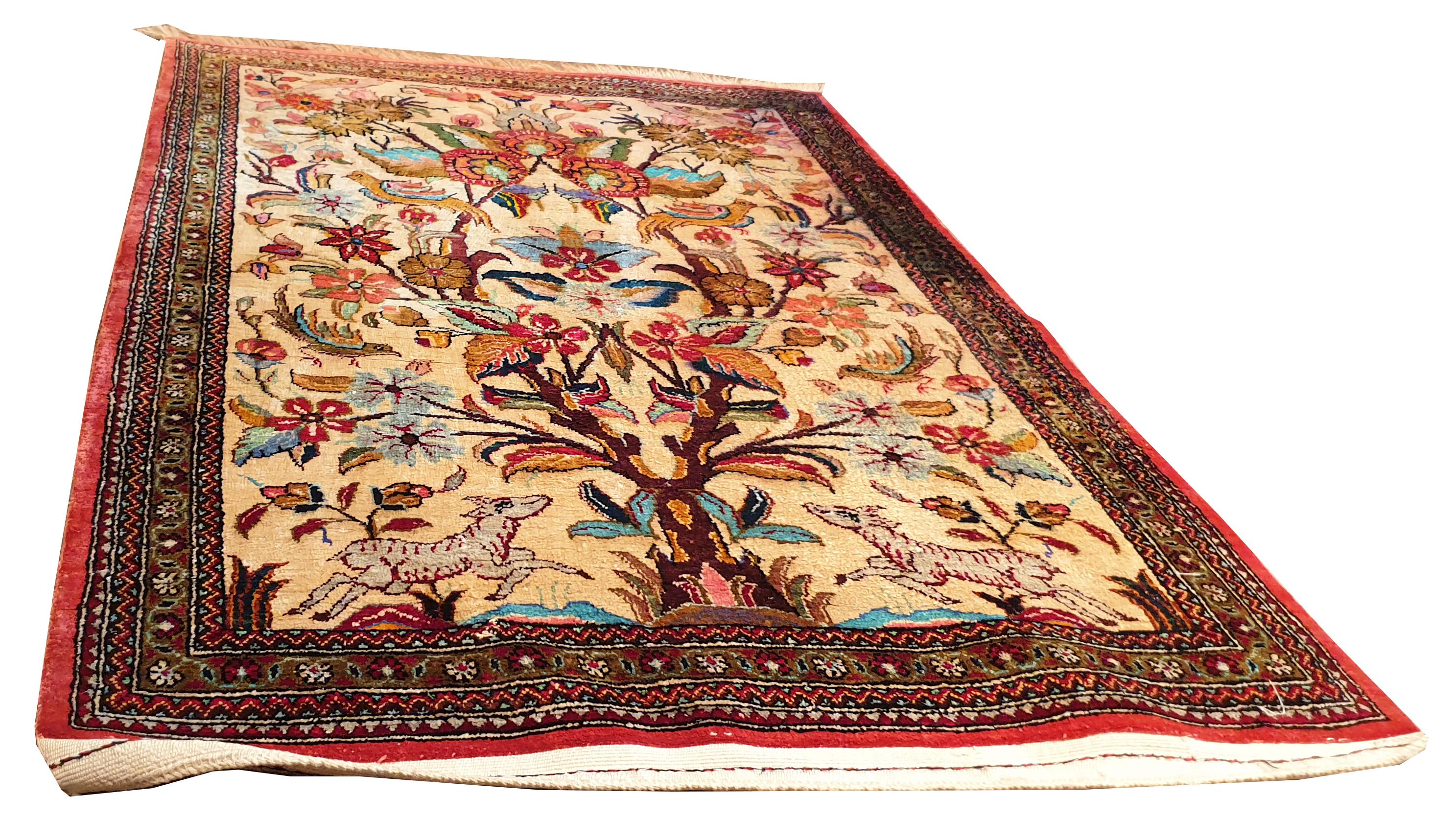 Hand-Knotted Oriental Carpet, 20th Century
