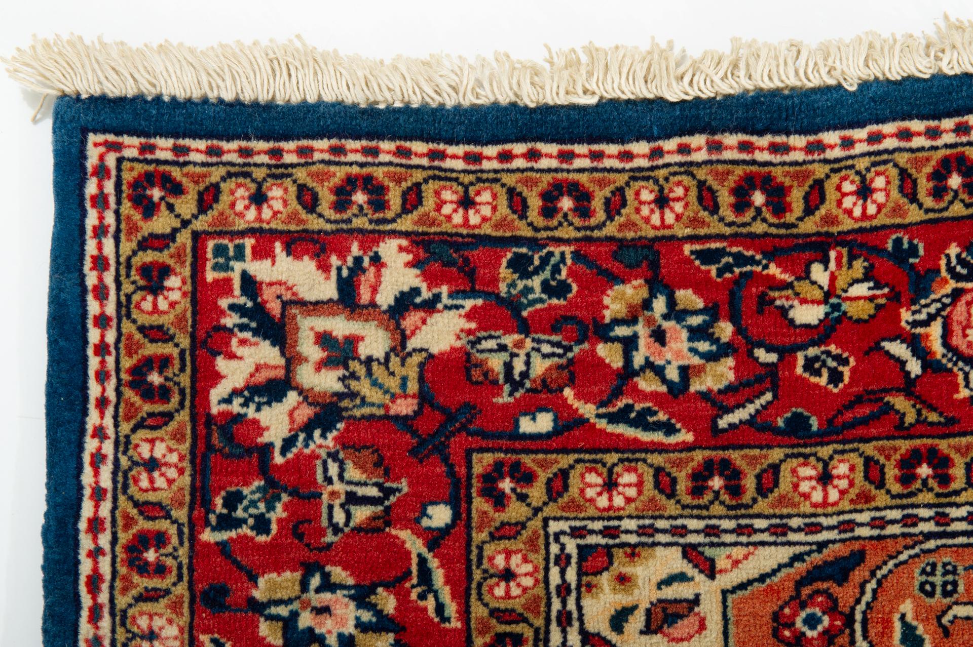 Orientalischer Teppich aus Indien (Handgeknüpft) im Angebot