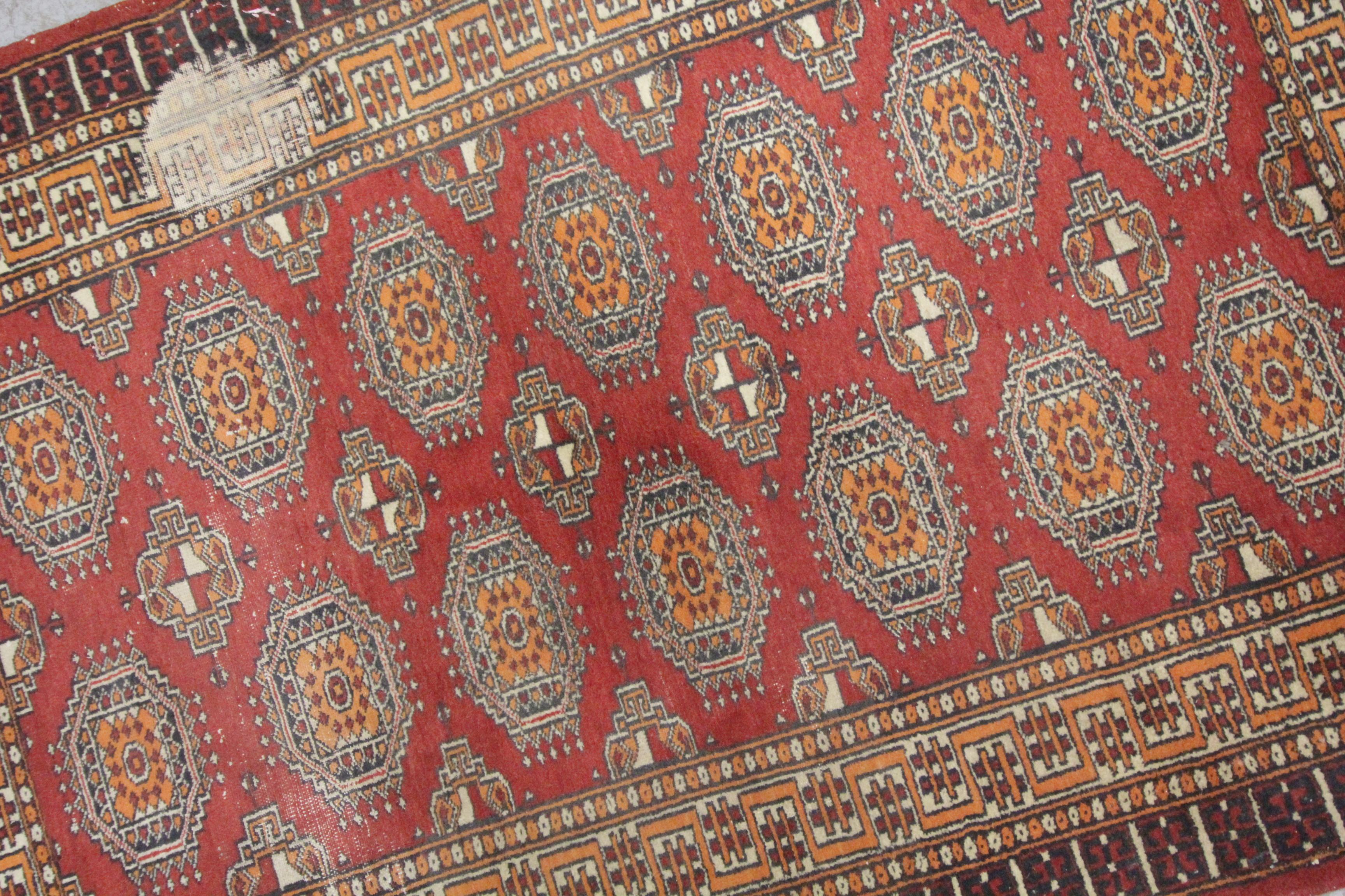 Azerbaijani Oriental Carpet Living Room Rug Old Wool Handwoven Traditional Rug For Sale