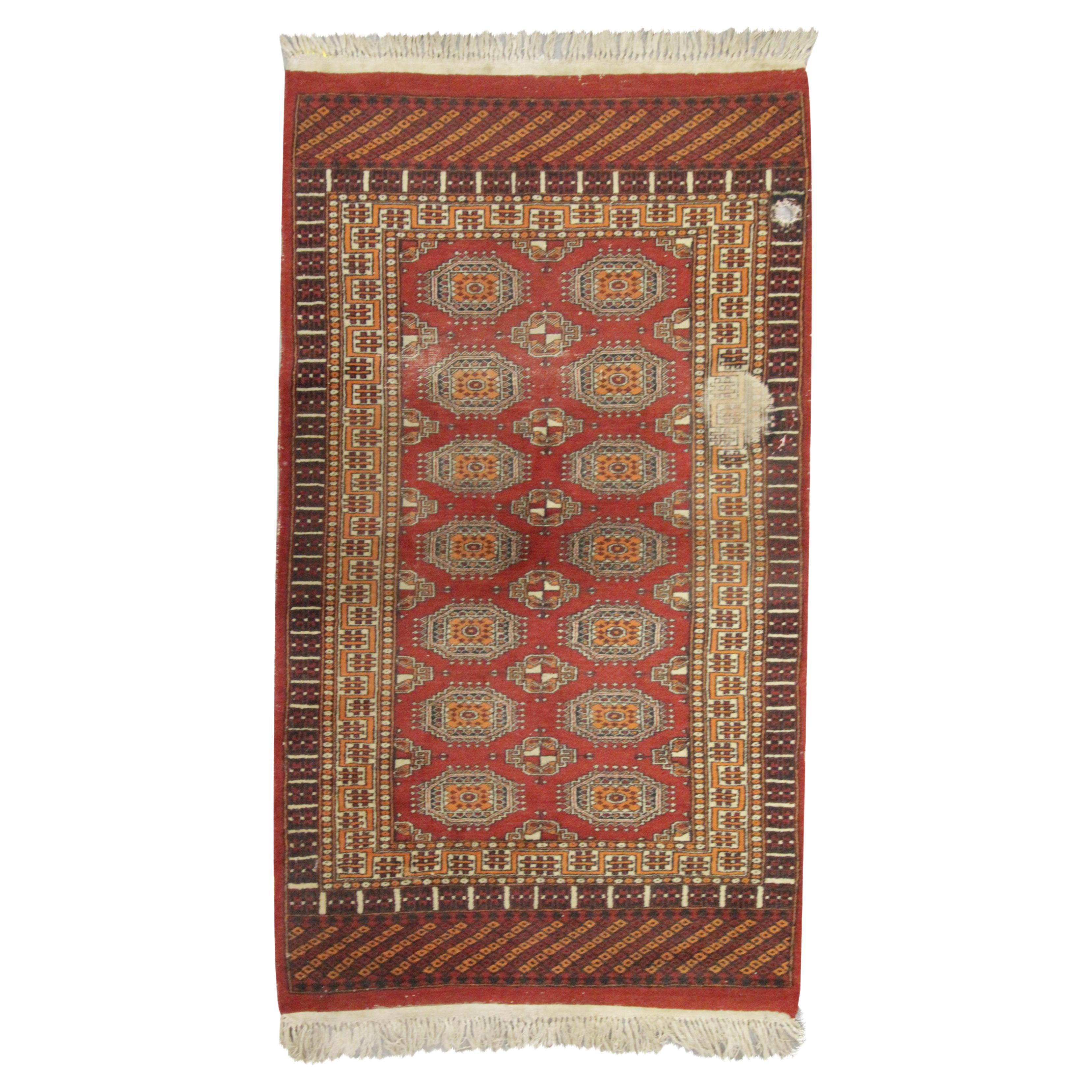 Oriental Carpet Living Room Rug Old Wool Handwoven Traditional Rug For Sale