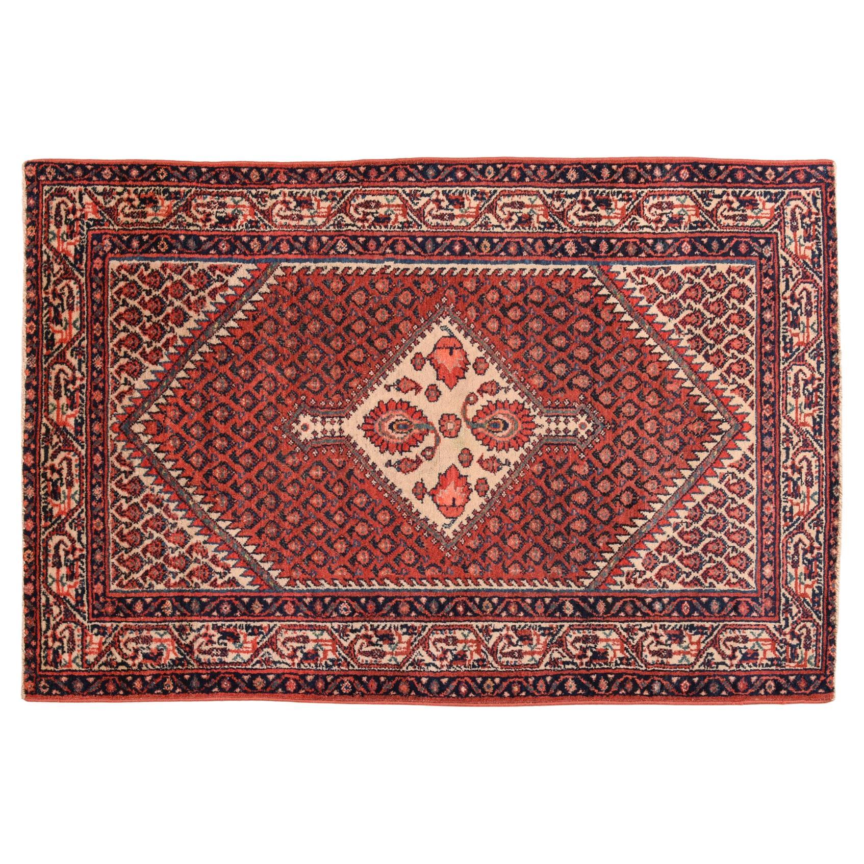 Oriental Carpet with Almonds For Sale
