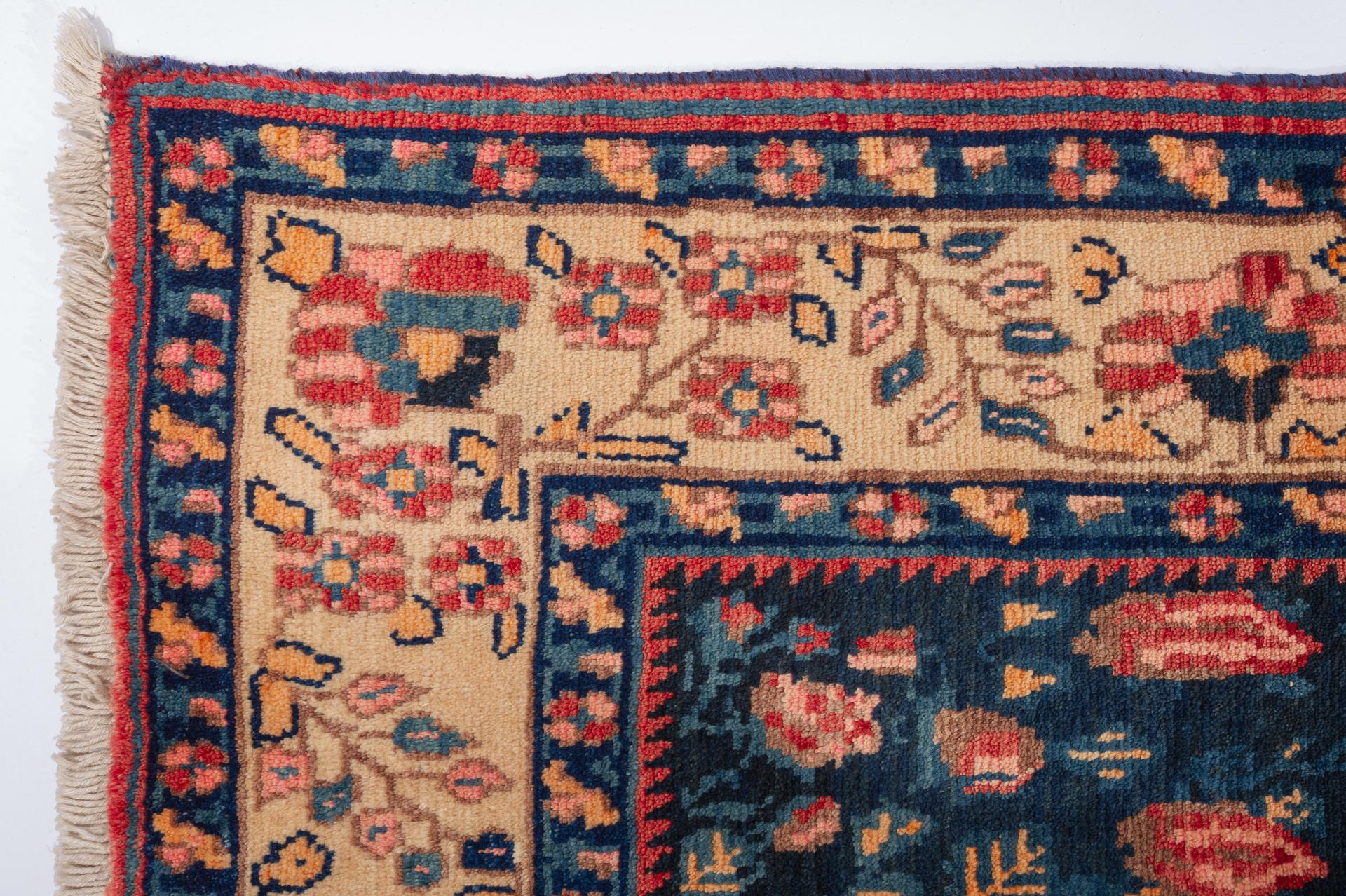 Oriental Carpet With Roses For Sale 2