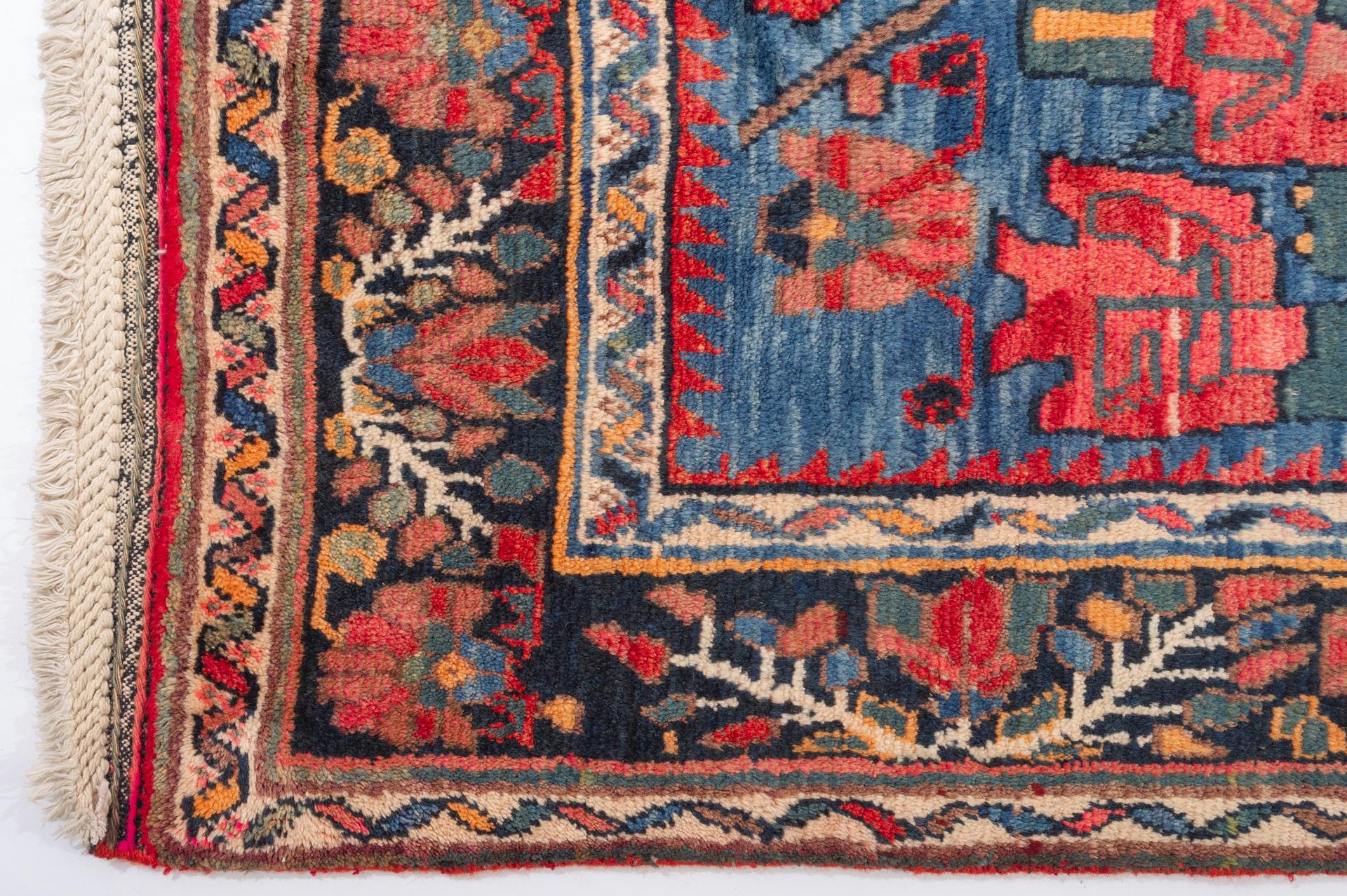 20th Century Oriental Carpet With Roses For Sale