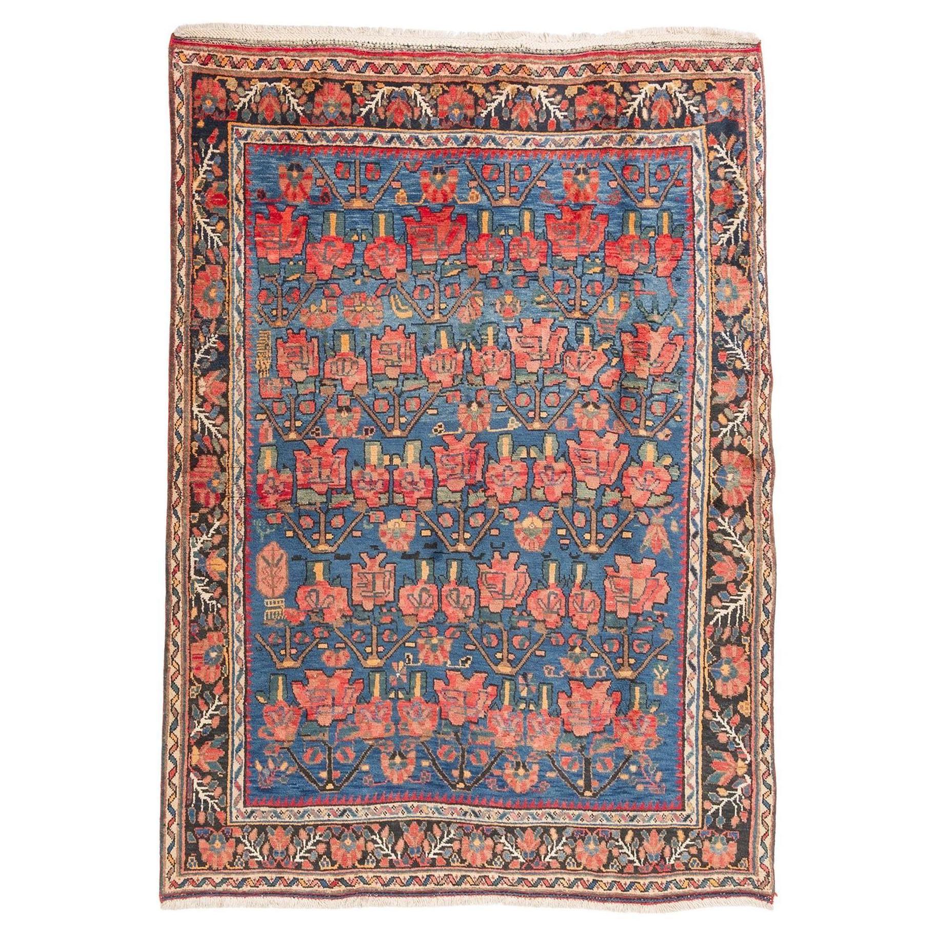 Oriental Carpet With Roses