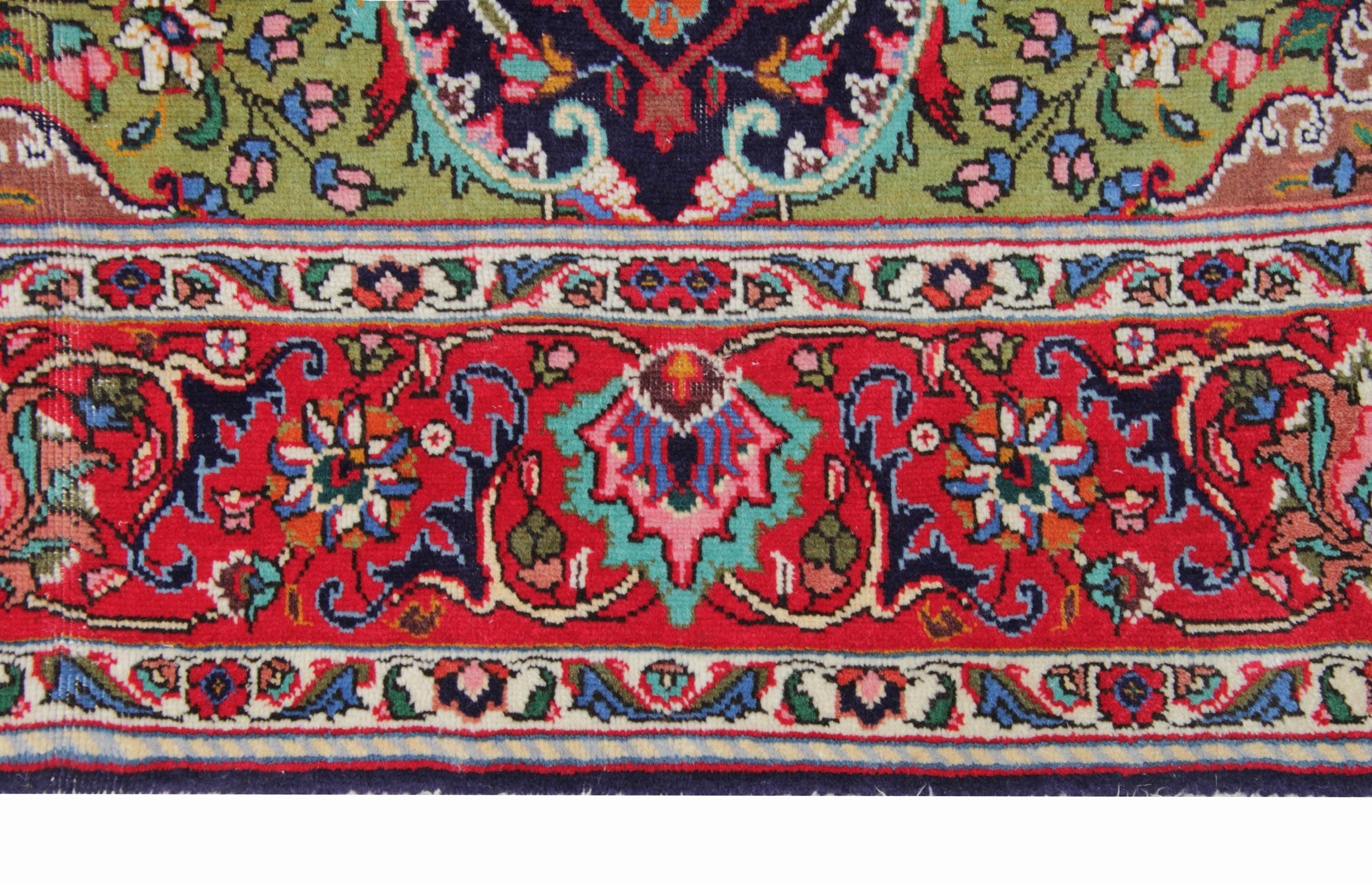 Orientalischer Teppich, rot, große Vintage-Wollteppiche für das Wohnzimmer (Land) im Angebot