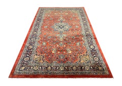 Oriental Carpet Wool Rugs Rust Large Vintage Livingroom Rugs for Sale