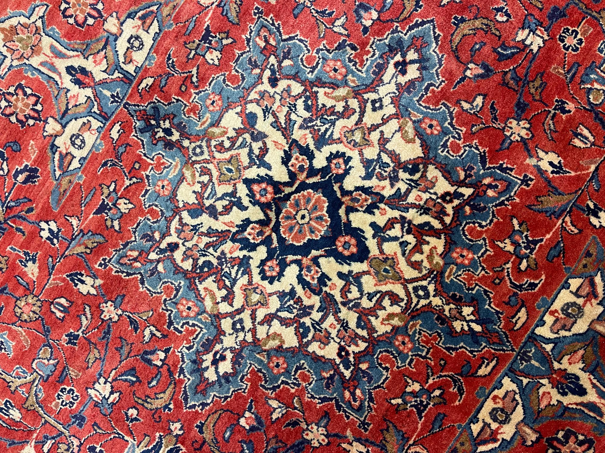 Orientalischer Teppich, Rost, große Vintage-Wollteppiche, zum Verkauf (Ende des 20. Jahrhunderts) im Angebot