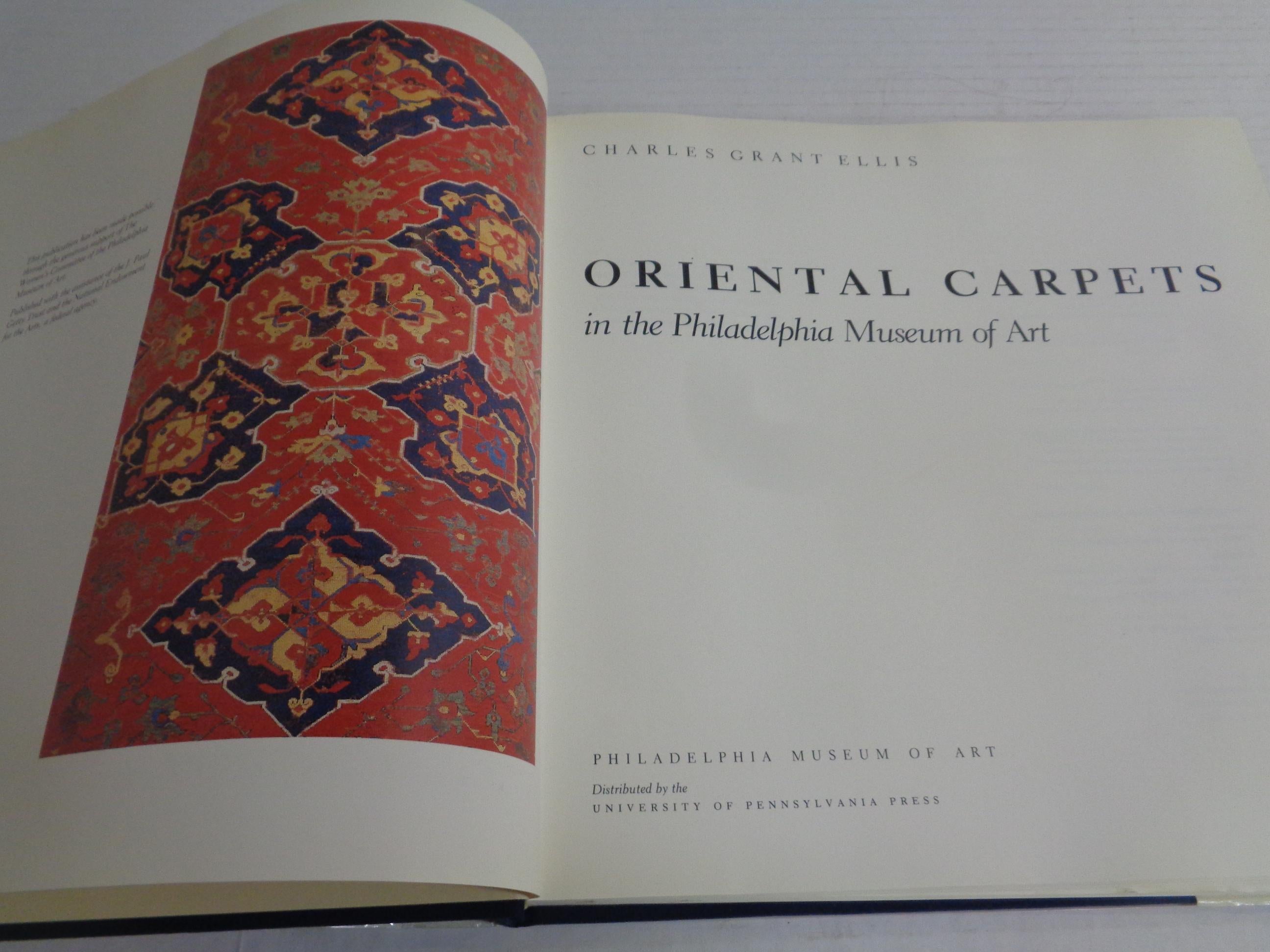 Late 20th Century ORIENTAL CARPETS - Charles Grant Ellis - 1988 Philadelphia Museum of Art For Sale