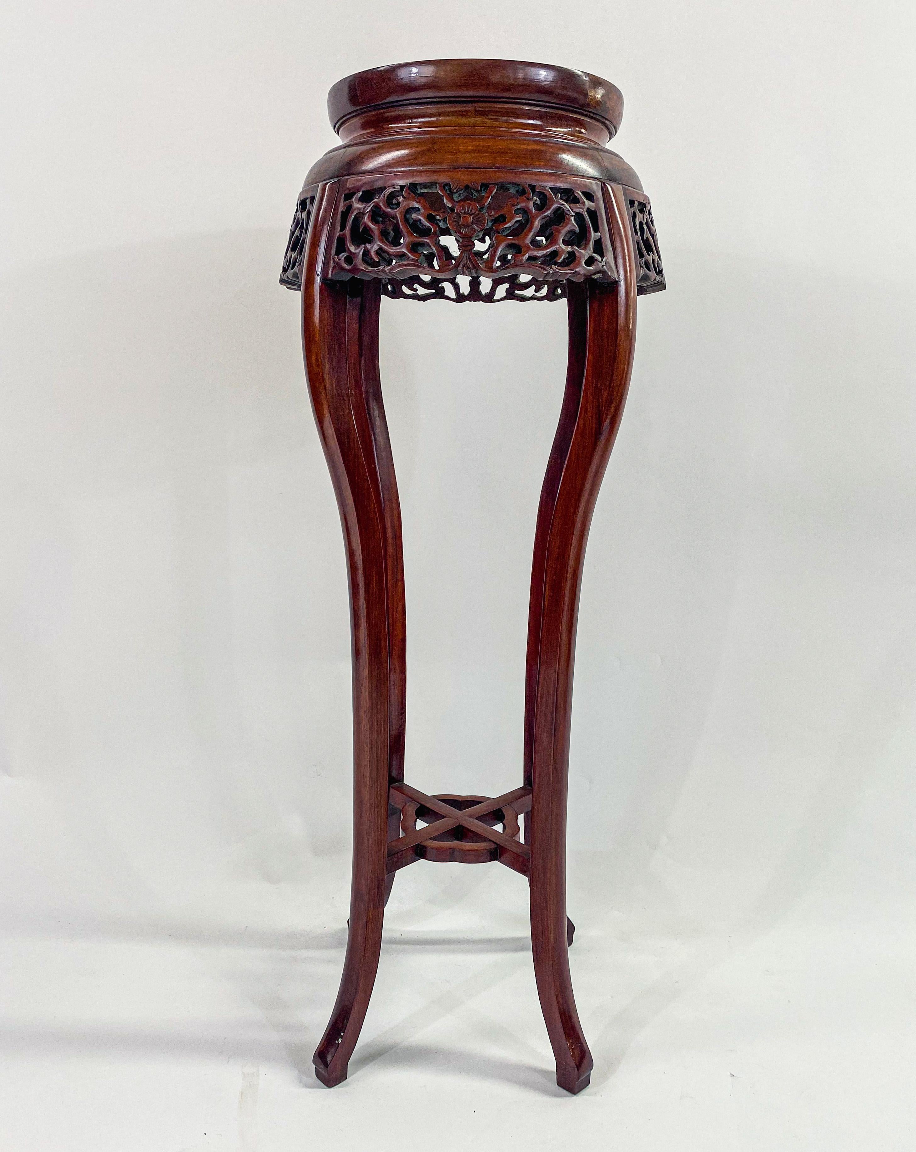 chinese rosewood plant stand