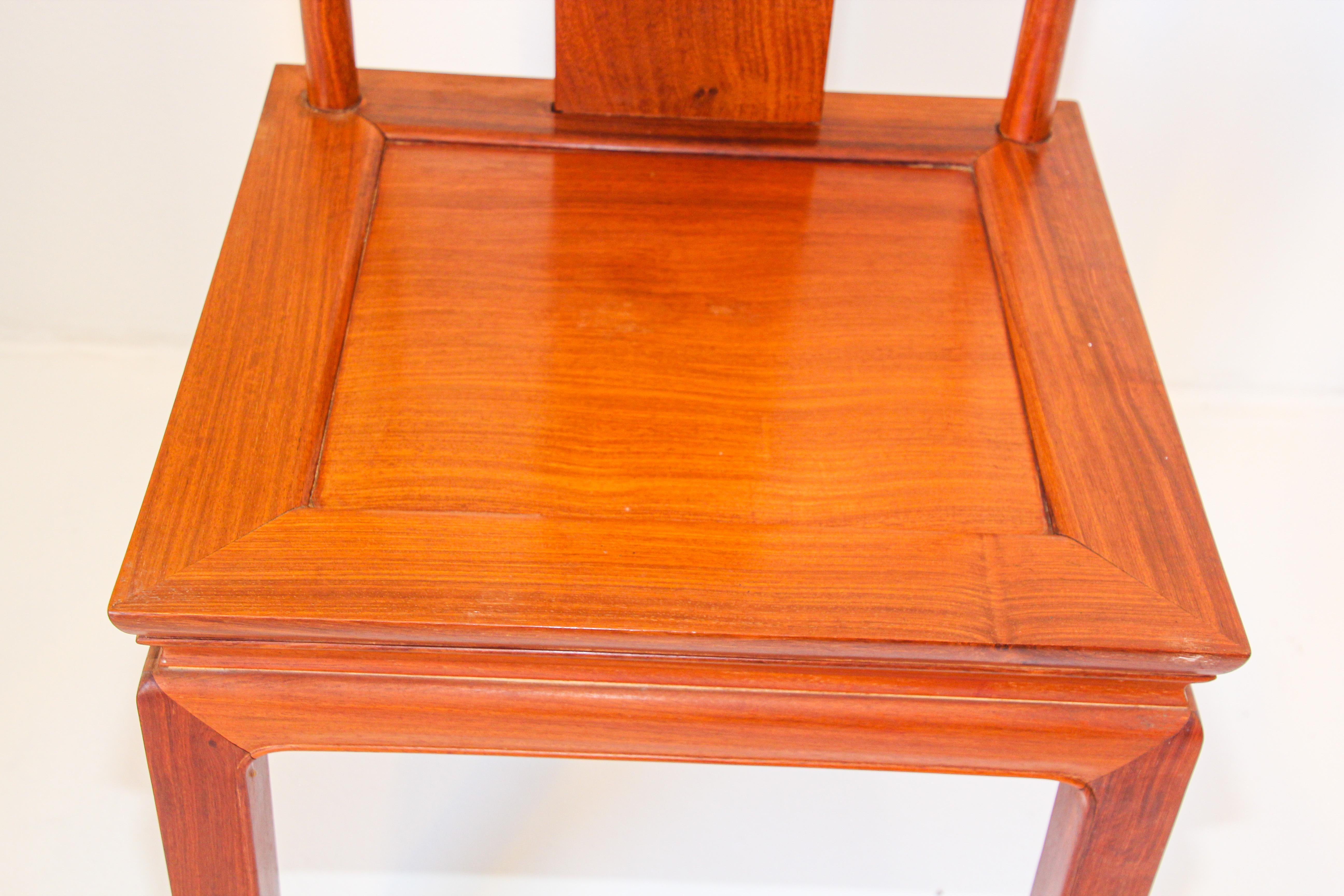Hong Kong Chaise d'appoint orientale chinoise orientale en vente