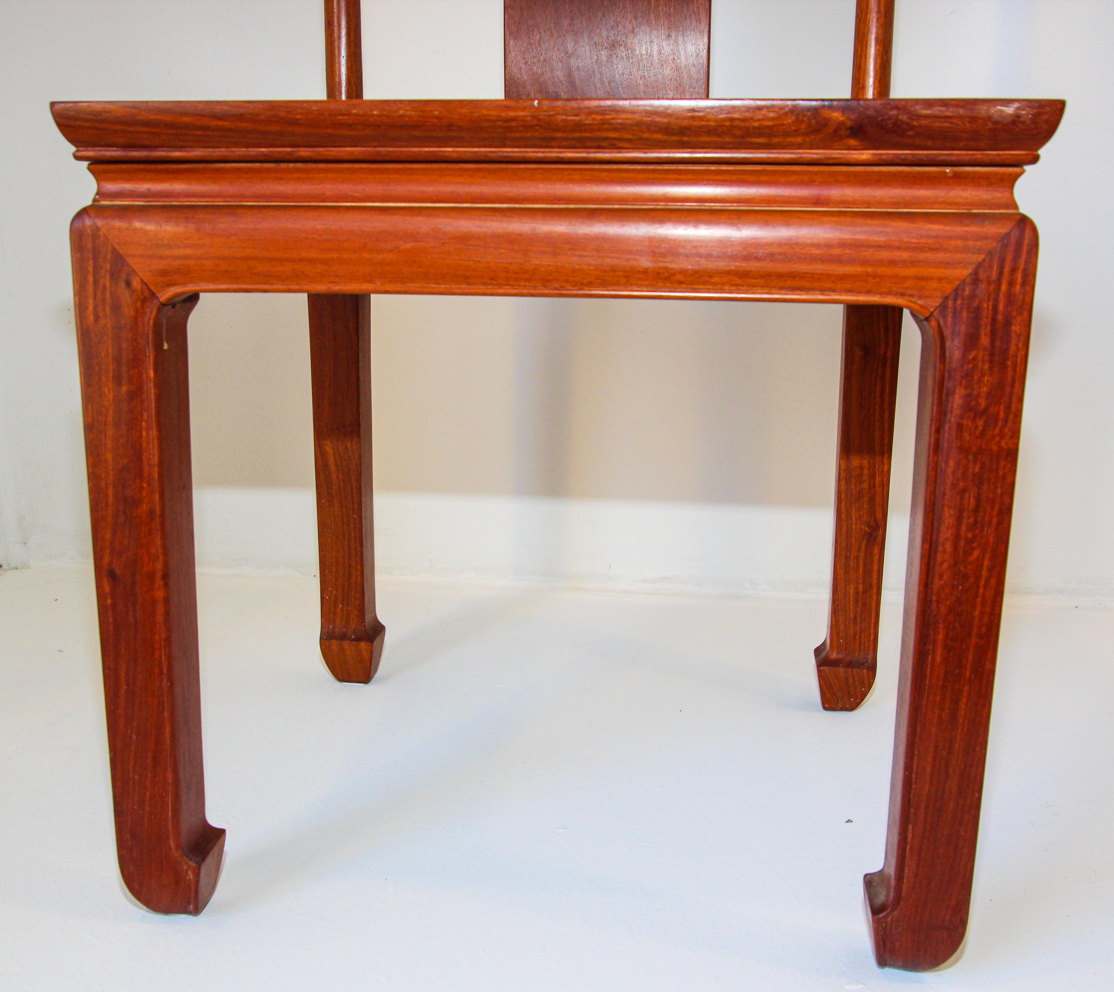 20ième siècle Chaise d'appoint orientale chinoise orientale en vente