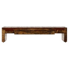 Oriental Coffee Table With Two Drawers