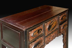Oriental Commode, Wood, Metal, 19th-20th Centuries