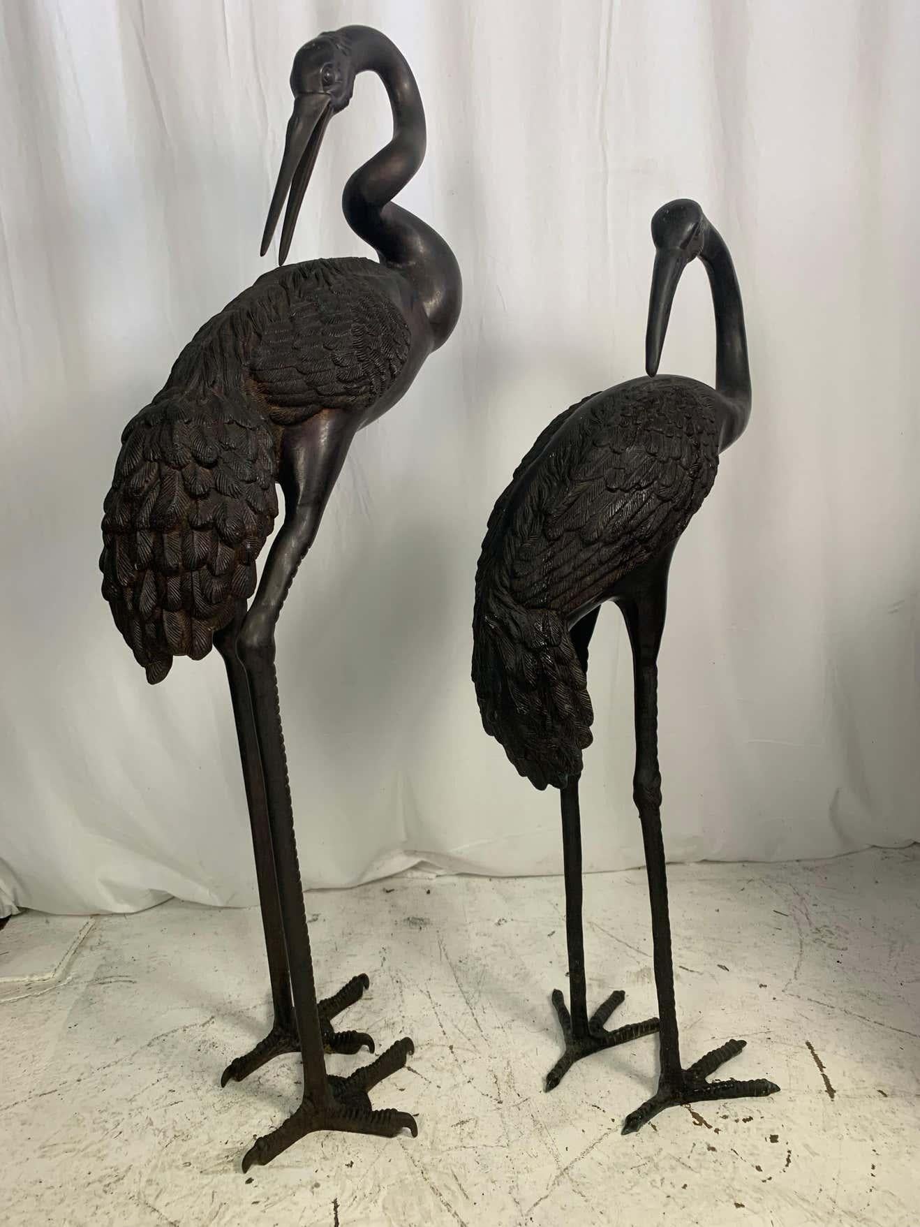 Oriental Cranes In Good Condition For Sale In Southall, GB