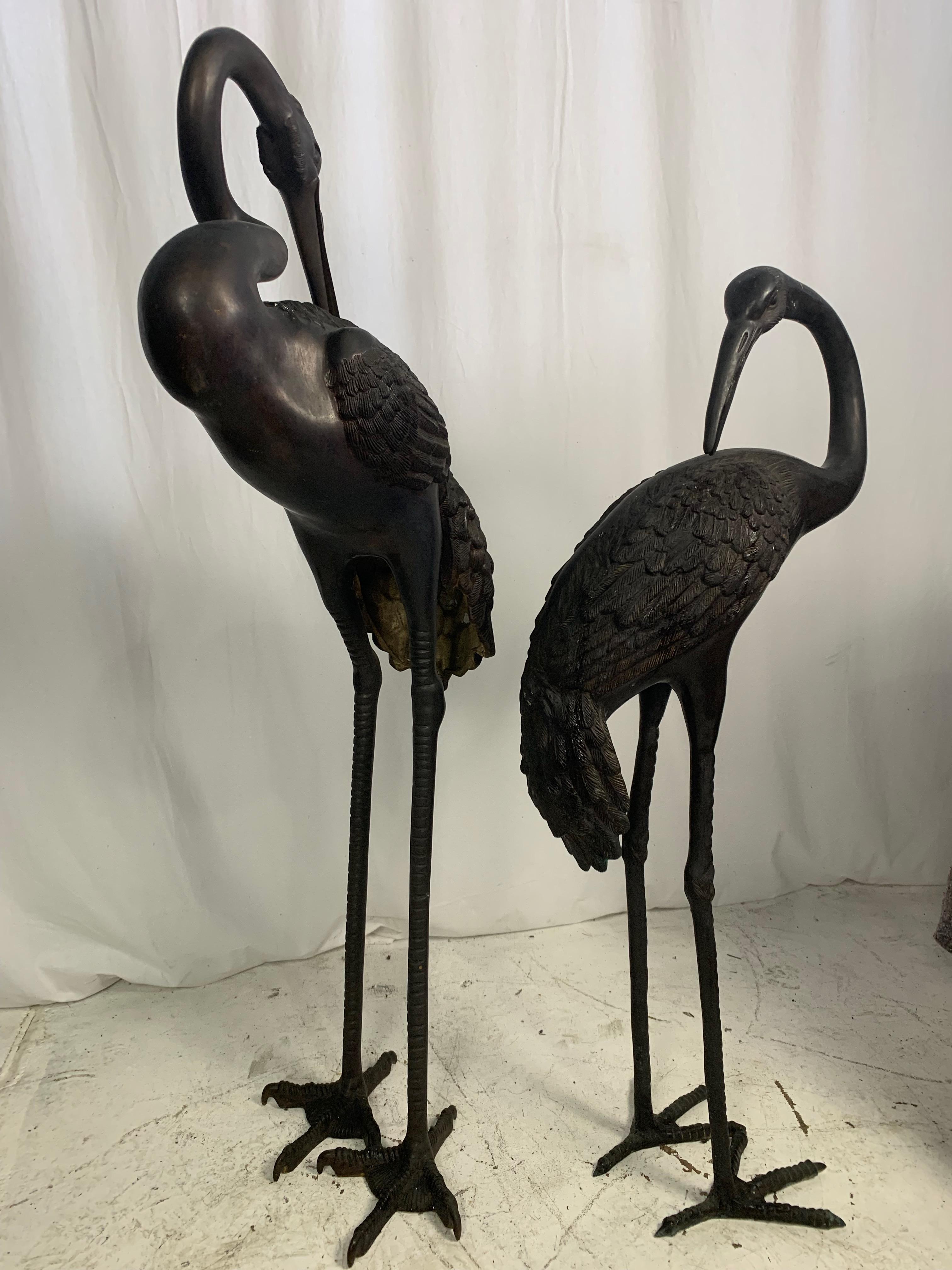 Oriental Cranes In Good Condition For Sale In London, GB