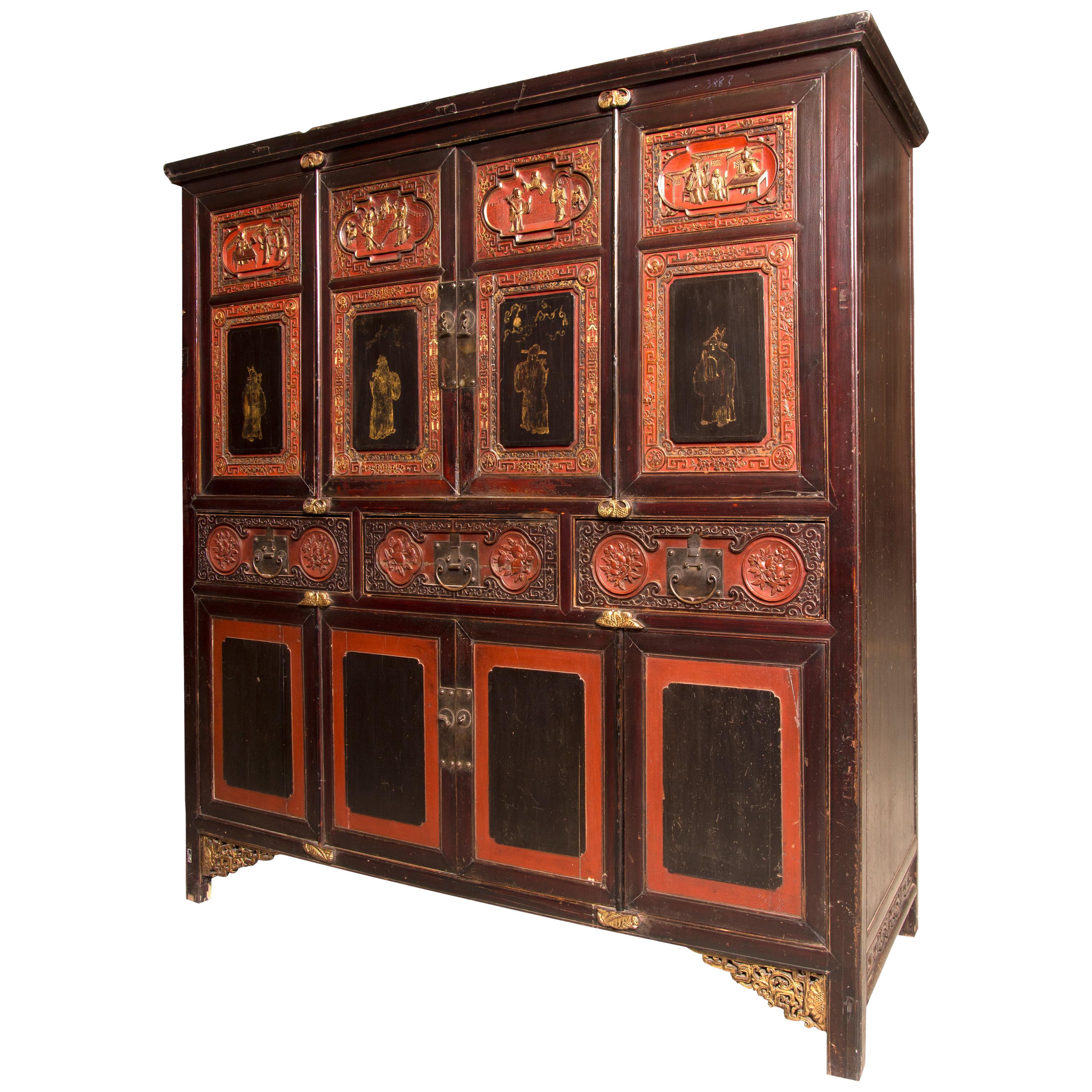 Oriental Cupboard, Possibly China, 19th Century