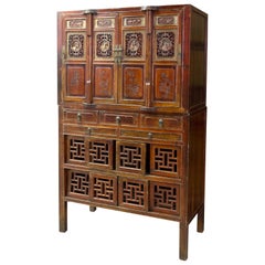 Oriental Cupboard, Wood, Metal, Second Half of the 19th Century