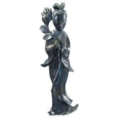 Figurilla oriental, Piedra dura, Siglo XX