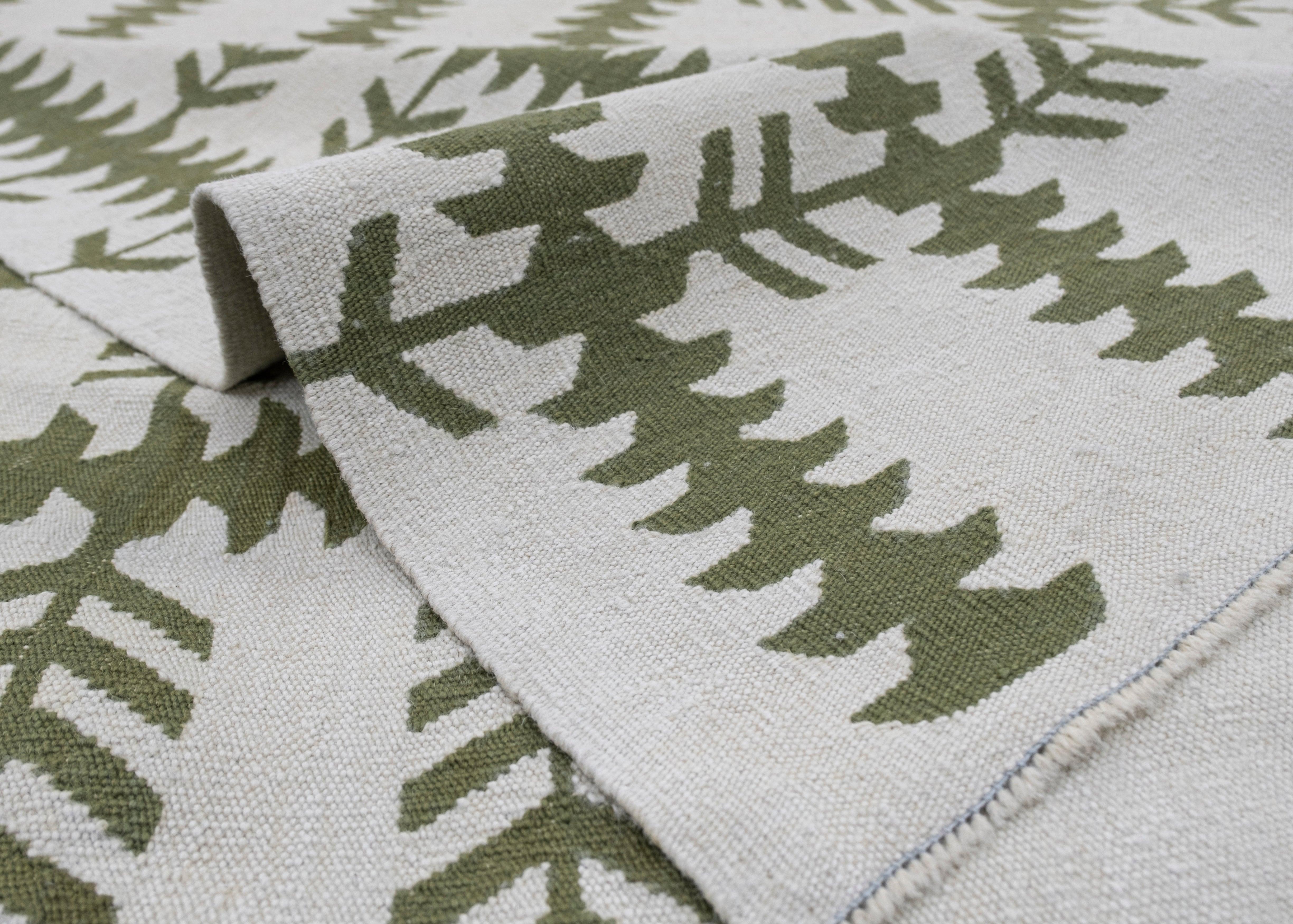 Contemporary Oriental Flat Weave Turkish Kilim Rug 5' x 8'1