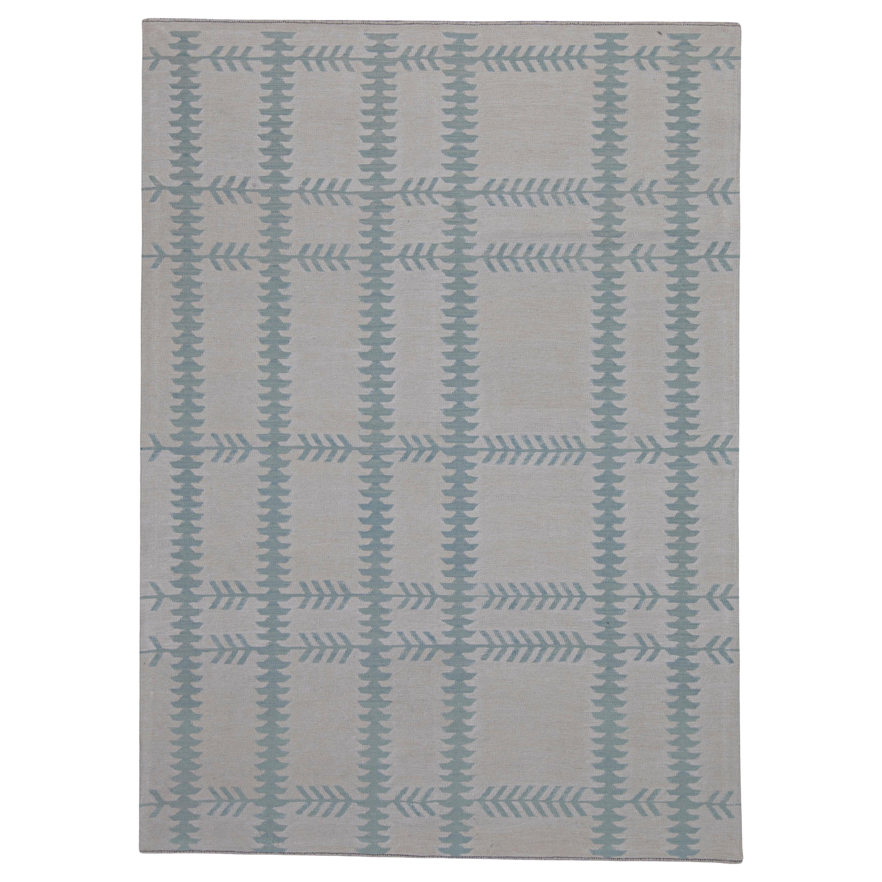 Orientalischer Flachgeweber türkischer Kelim-Teppich 6' x 8'4" #01