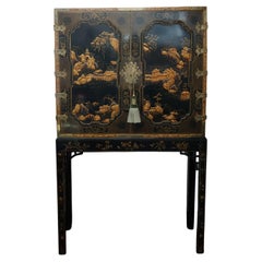 Oriental George III Ornate Bar Cabinet from Baker's Stately Homes Collection Oriental George III Ornate Bar Cabinet from Baker's Stately Homes Collection