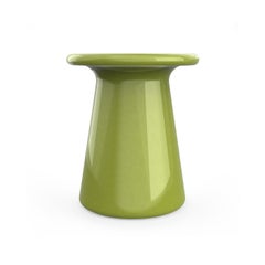 Oriental Green Craquelet Glazed Ceramic Stool