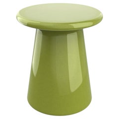 Oriental Green Craquelet Glazed Ceramic Stool