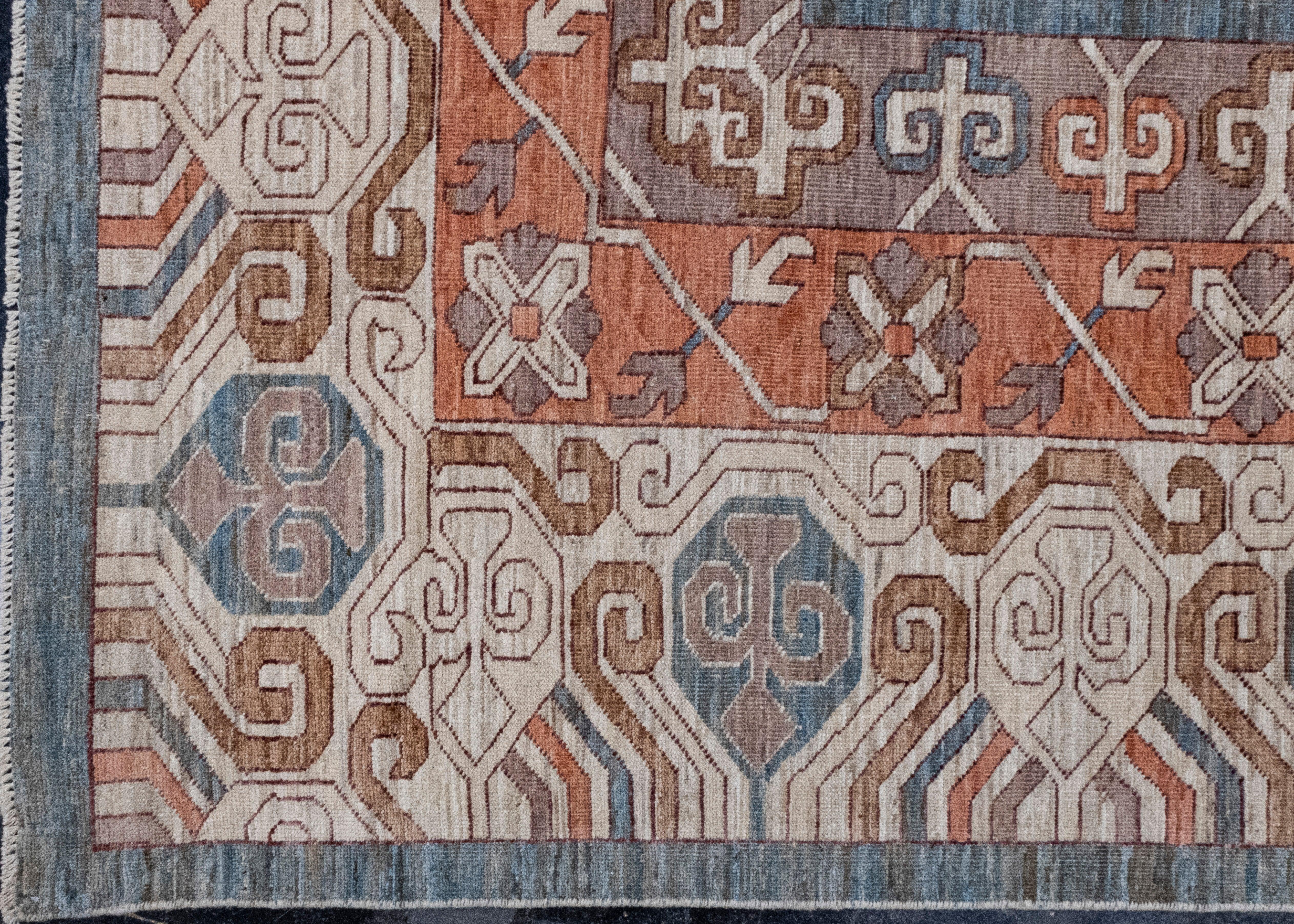 Hand-Knotted Oriental Hand Knotted Oushak Rug 13'2