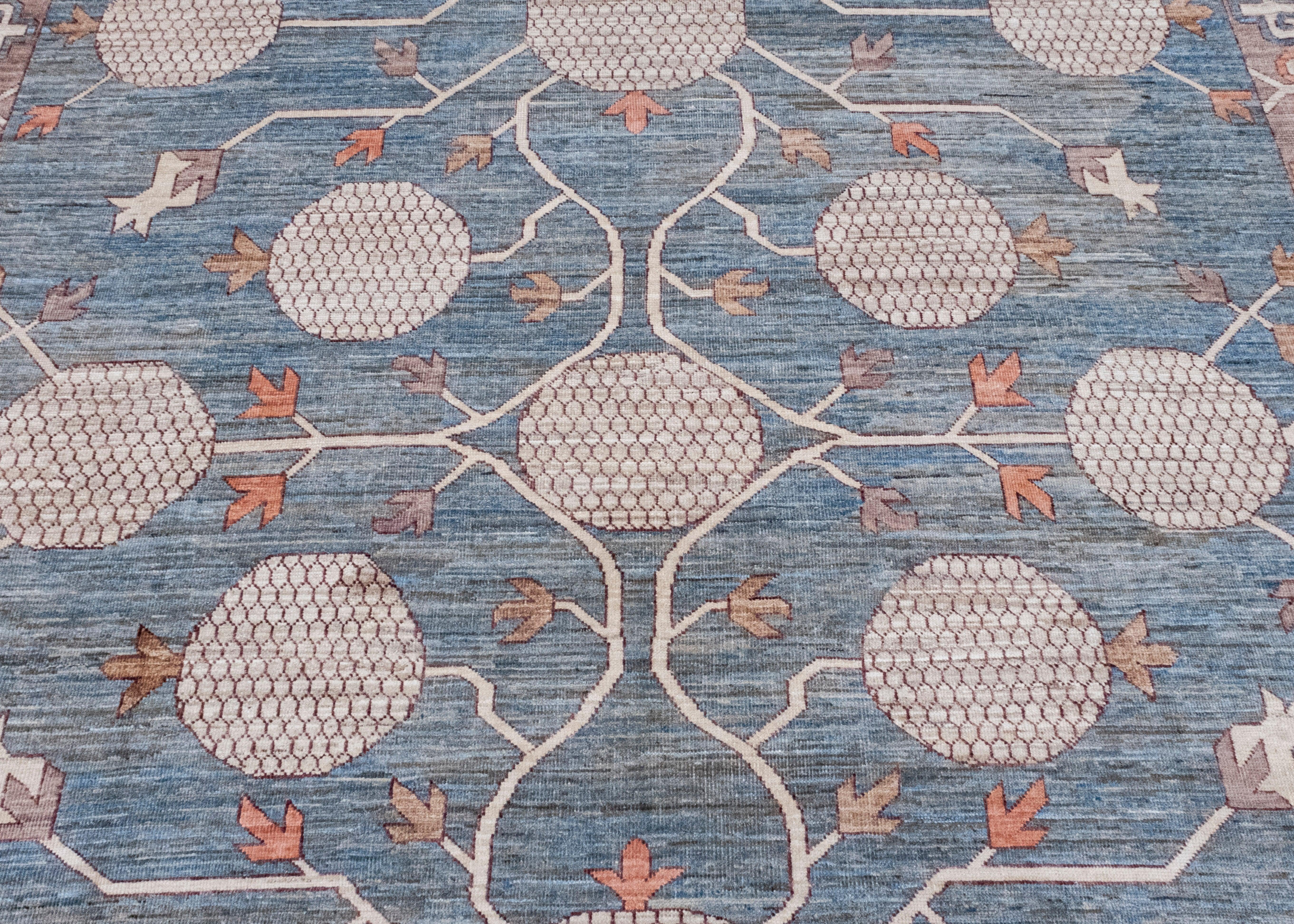 Oriental Hand Knotted Oushak Rug 13'2