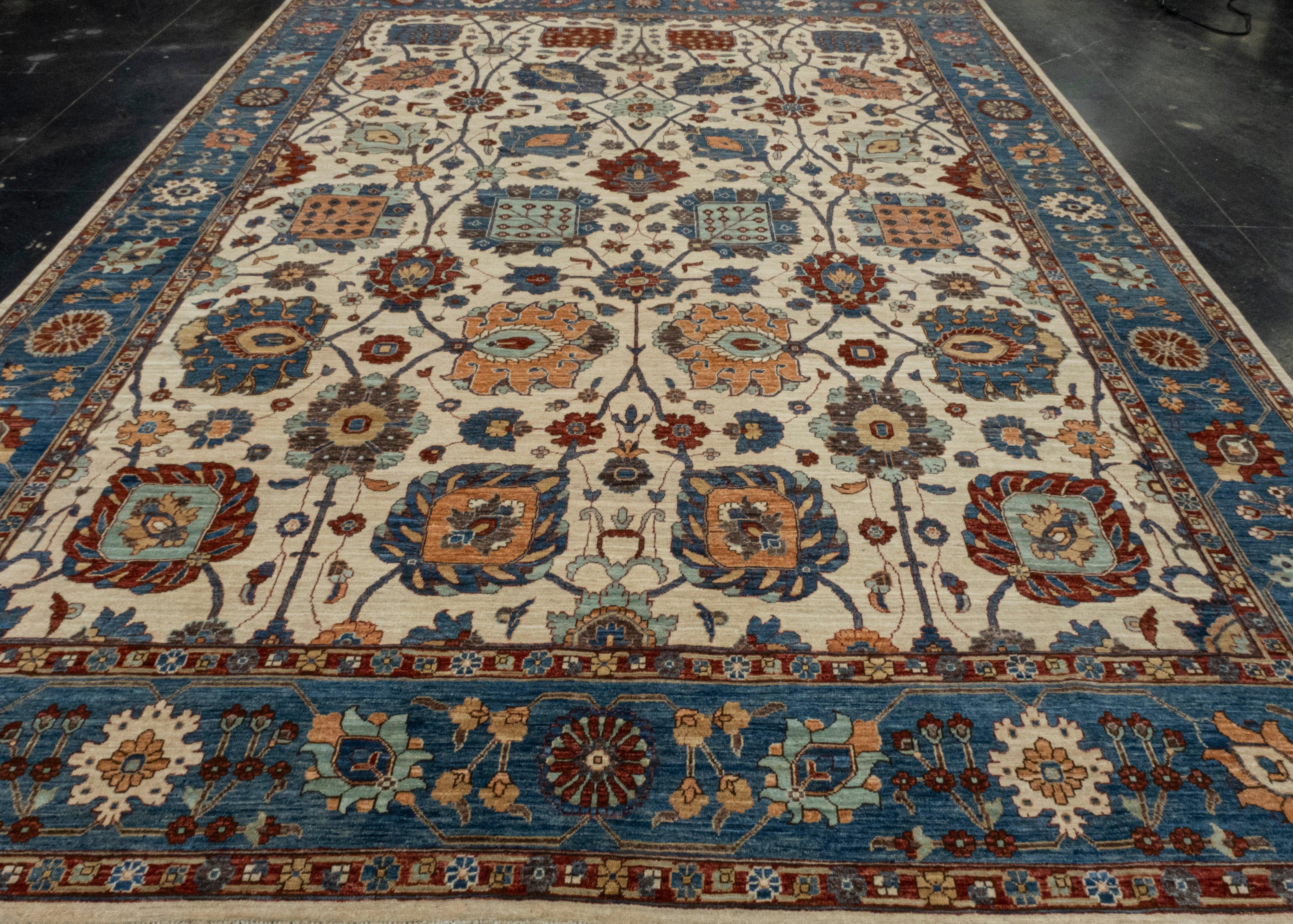 Oriental Hand Knotted Rug 10' x 13'8