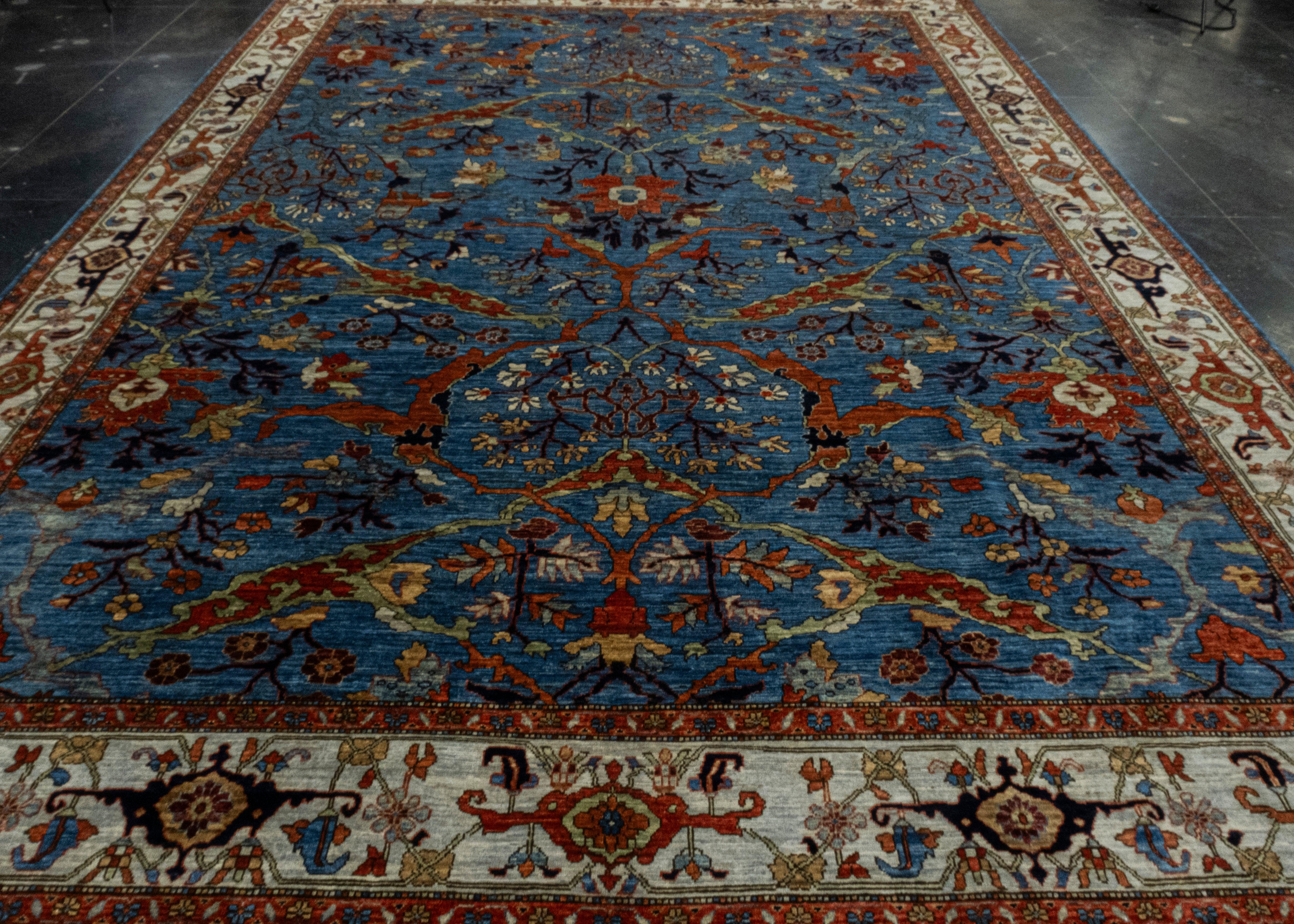 Oriental Hand Knotted Rug 10' x 14'2