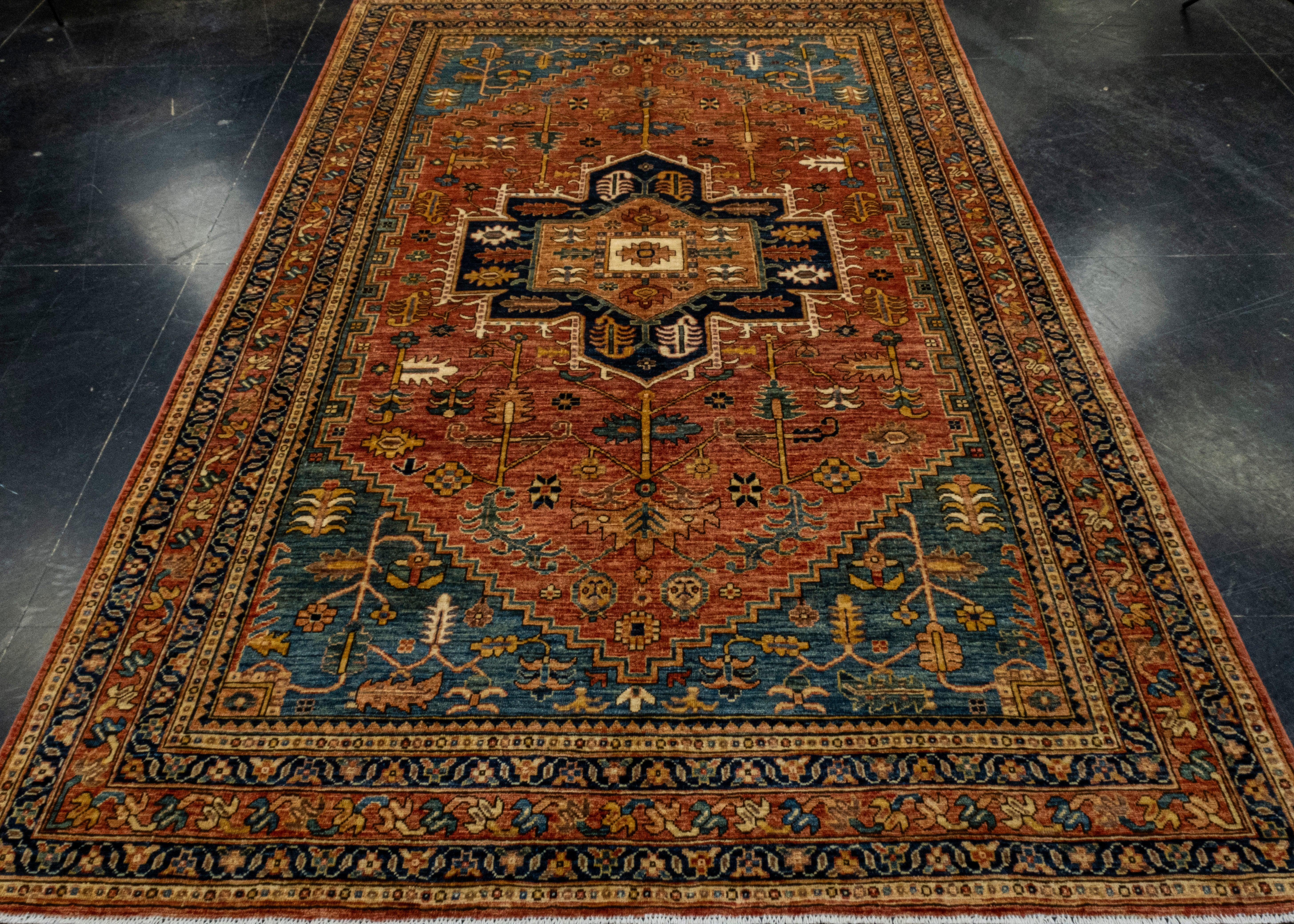 Oriental Hand Knots Rugs 6' x 8'11