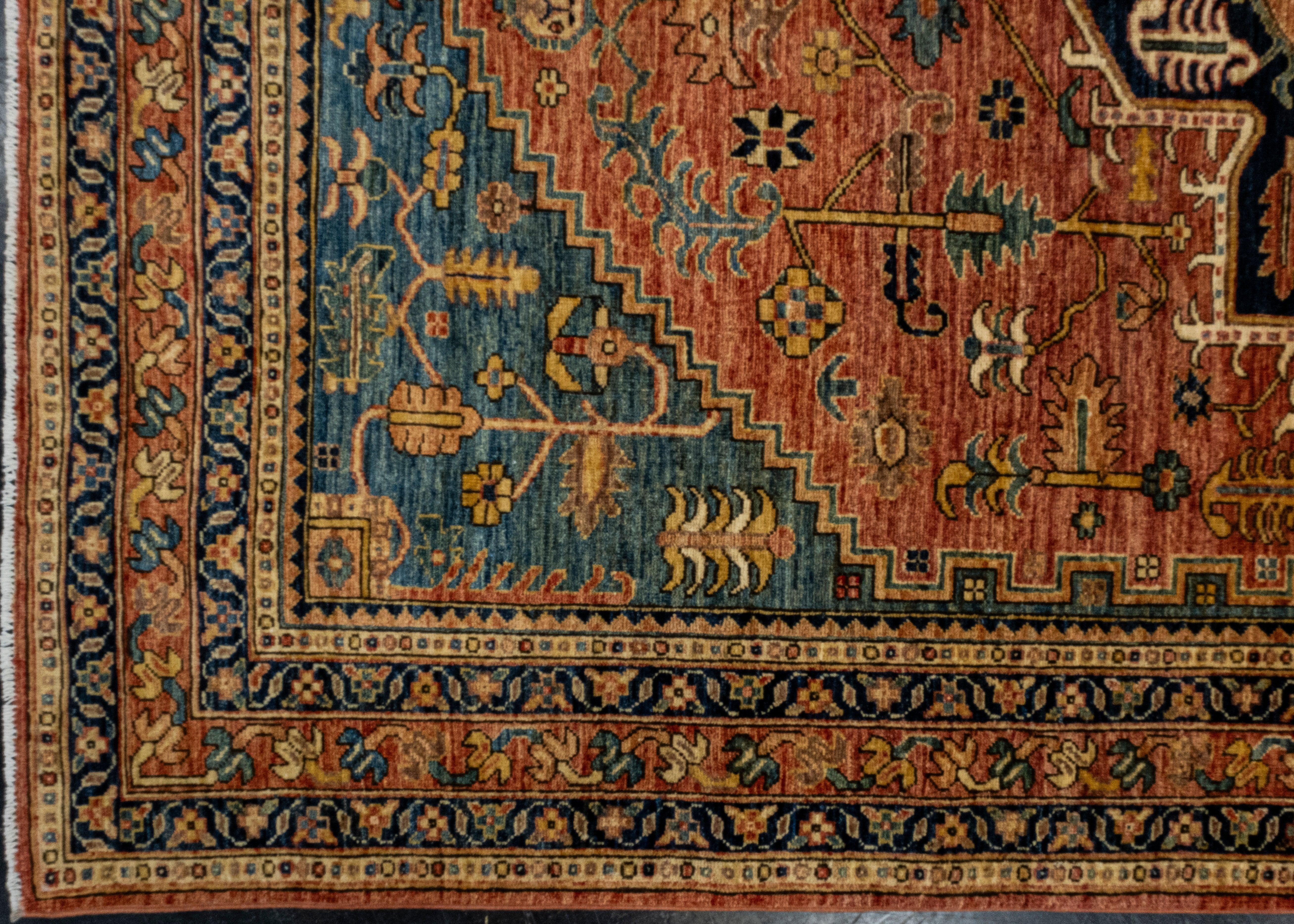Annodato a mano Tappeto orientale annodato a mano 6' x 8'11